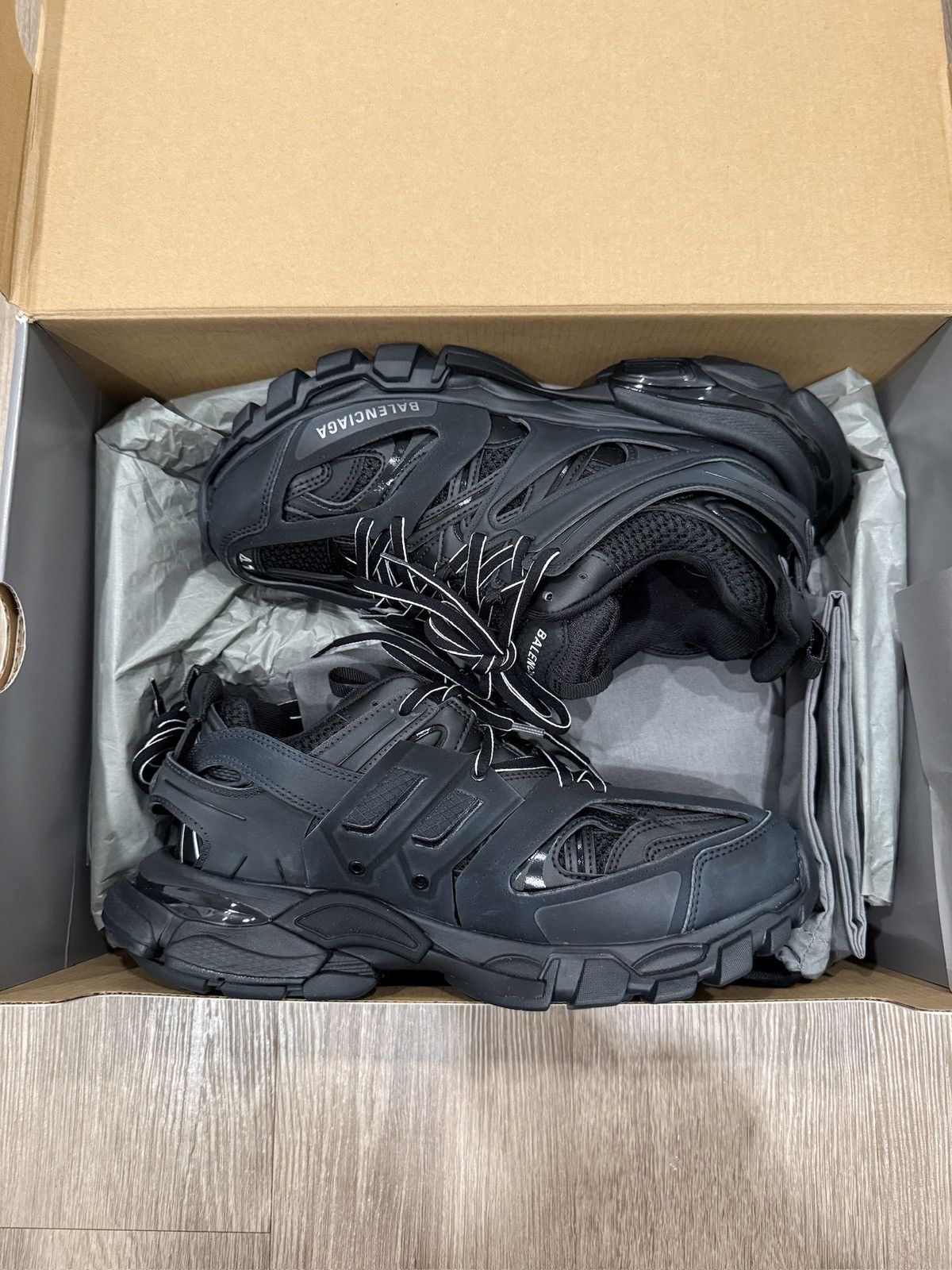 Balenciaga Balenciaga Track Sneaker 'Triple Black' Size US 8 / EU 41 - 3 Thumbnail
