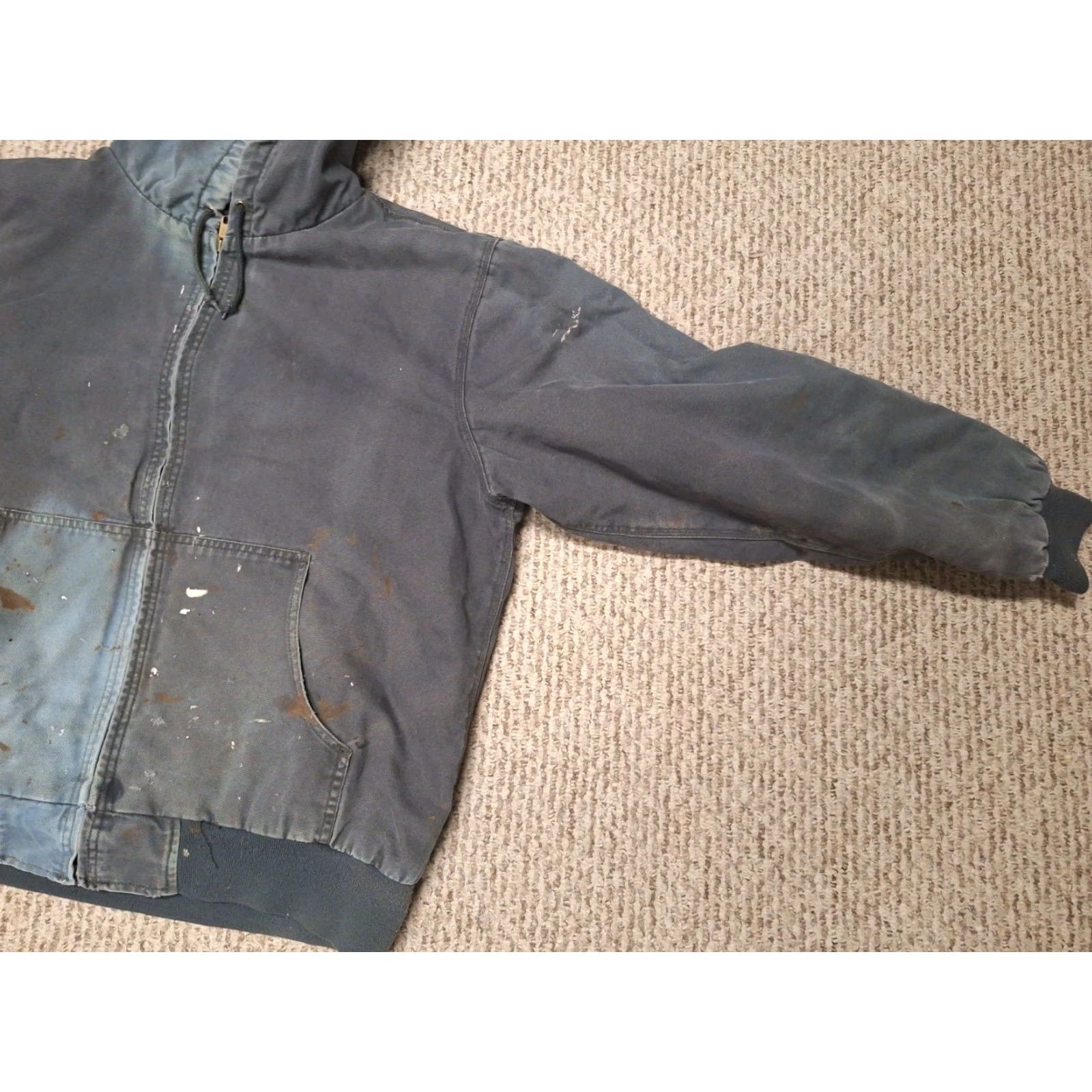 Dunbrooke Dunbrooke Style Quilt Lined Canvas Hoodie Zip Jacket Distressed Grunge - Canvas Hoodie - Men - XL - Multicolor - Grunge - Casual - Workwear Size US XL / EU 56 / 4 - 4 Thumbnail
