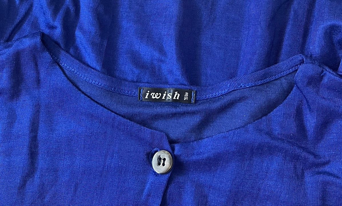 Yohji Yamamoto TAX FREE 🇺🇸 Yohji yamamoto y’s bis i wish sheer blue cardigan Size S / US 4 / IT 40 - 5 Thumbnail