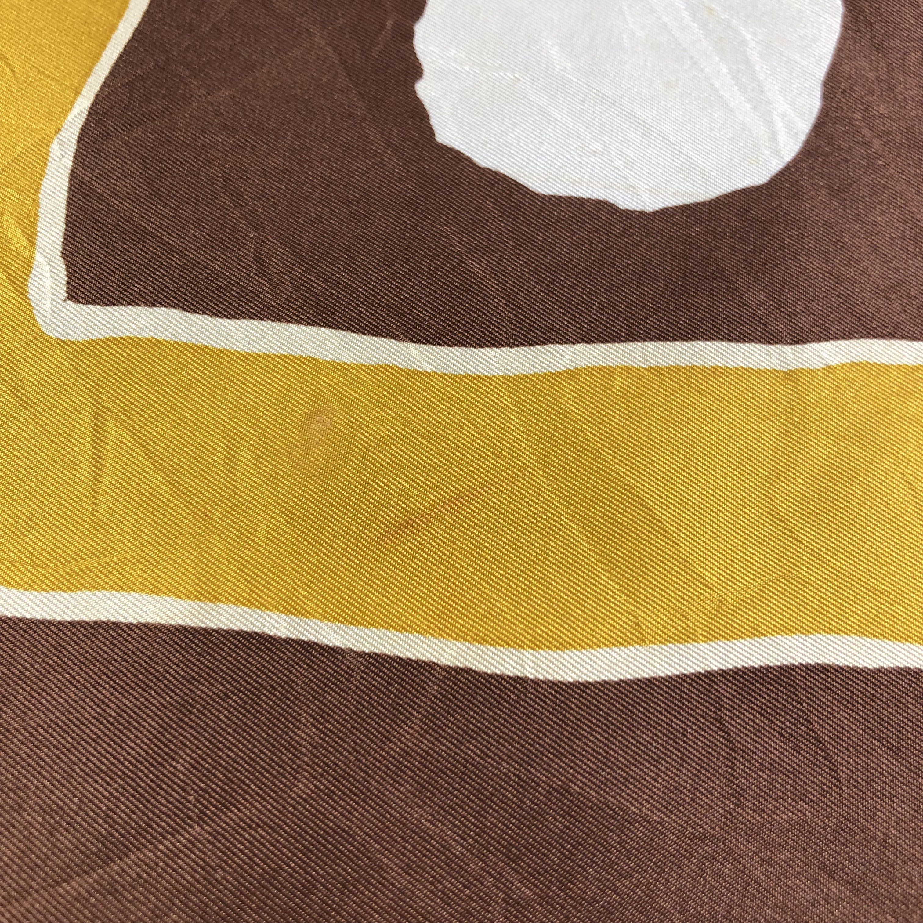 Pierre Cardin Vintage Pierre Cardin Abstract Silk Scarf M690 Size ONE SIZE - 7 Thumbnail