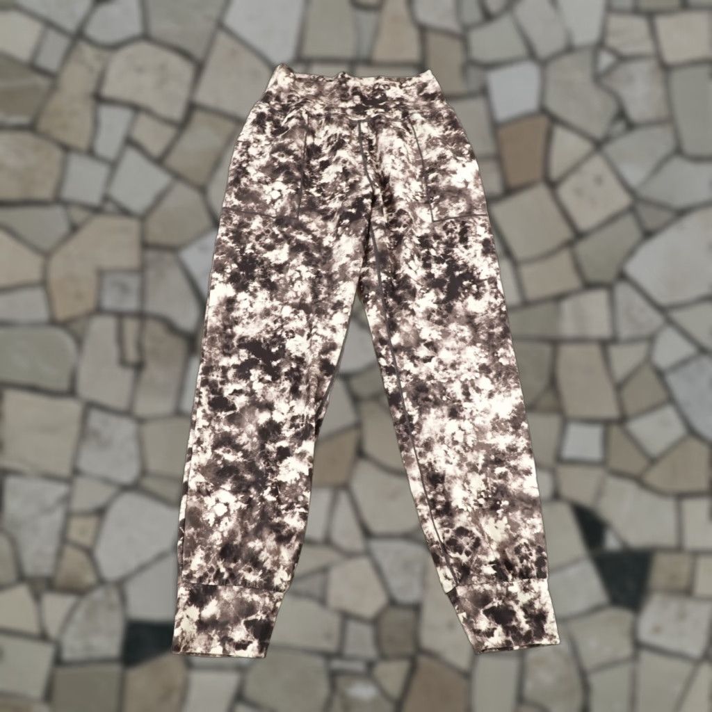 Athleta Athleta Pants Womens Small Brown Printed Tie Dye Elation 7/8 Tight Joggers Gym Size 28" / US 6 / IT 42 - 1 Thumbnail