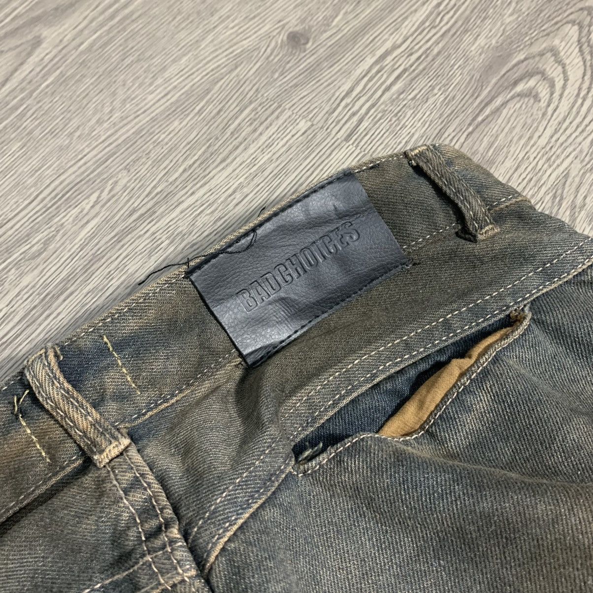 Japanese Brand BADCHOICE BAGGY JEANS BULL SHARK SILOUTE Size US 32 / EU 48 - 9 Thumbnail