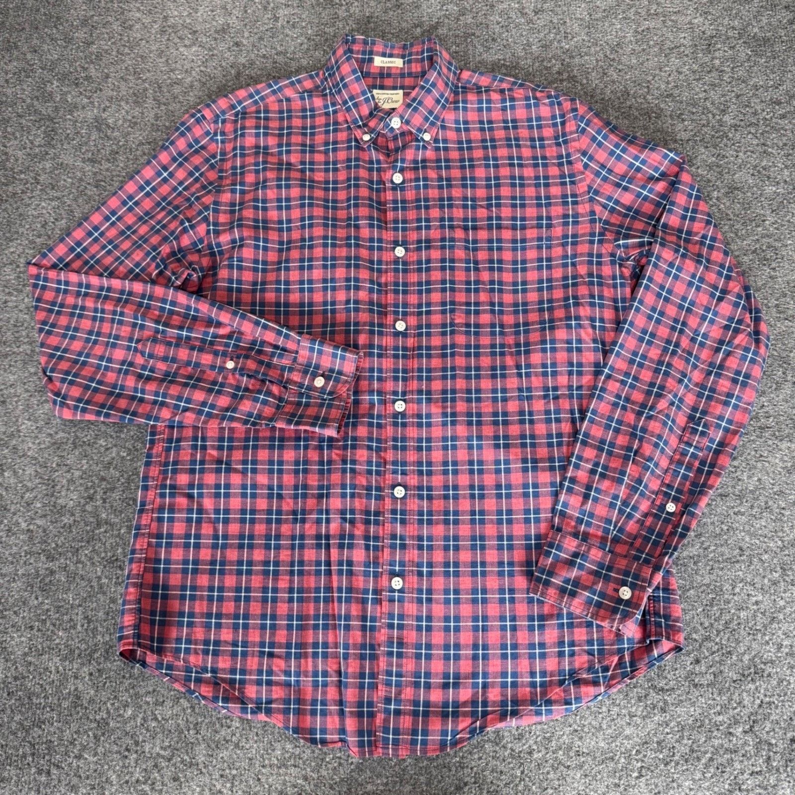 J.Crew J.Crew Mens Medium Classic Fit Plaid Button Down Shirt Size US M / EU 48-50 / 2 - 1 Thumbnail
