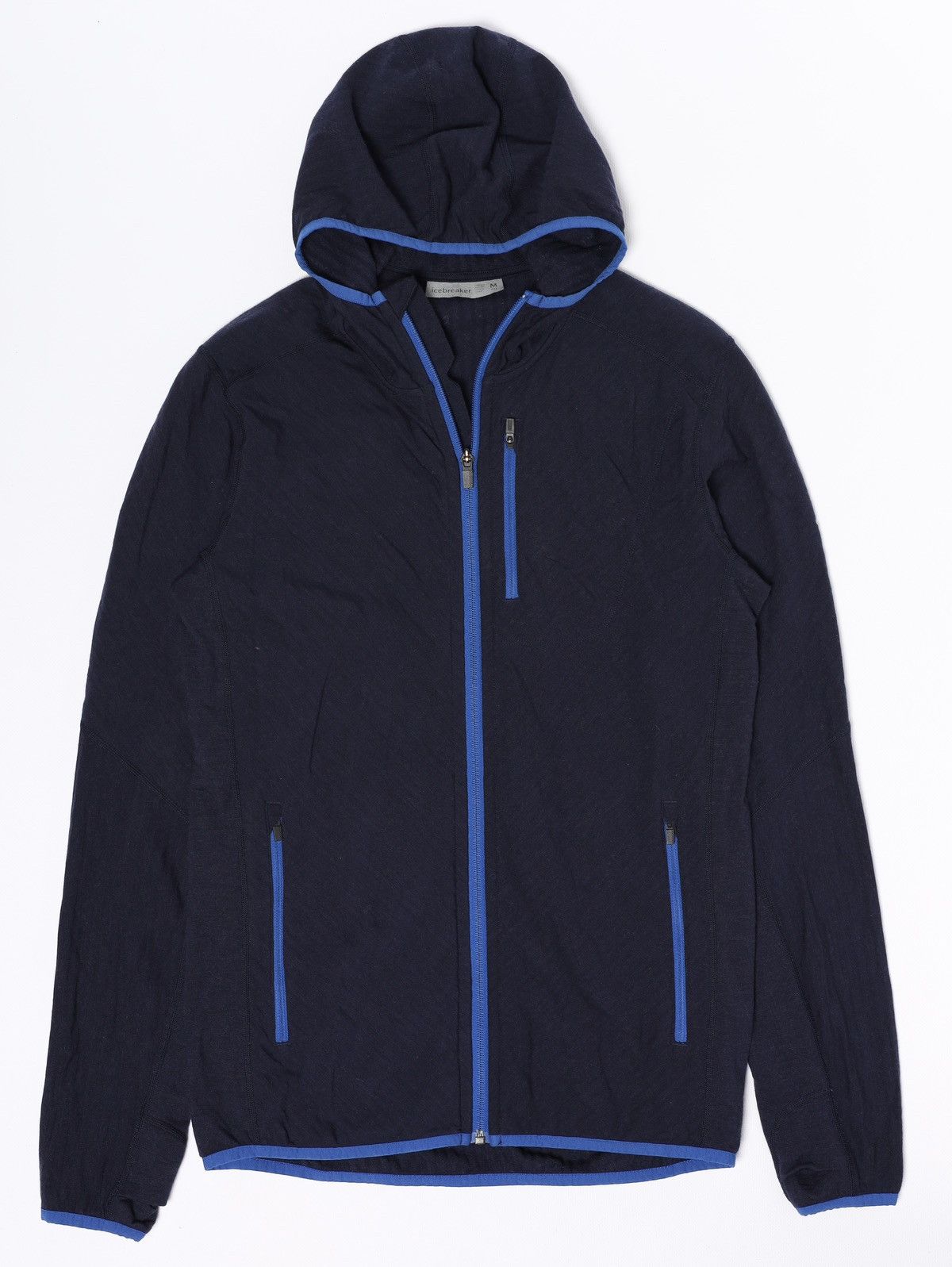 Icebreaker Icebreaker Wool Nylon Zip Hoodie Navy Blue Size US M / EU 48-50 / 2 - 1 Thumbnail