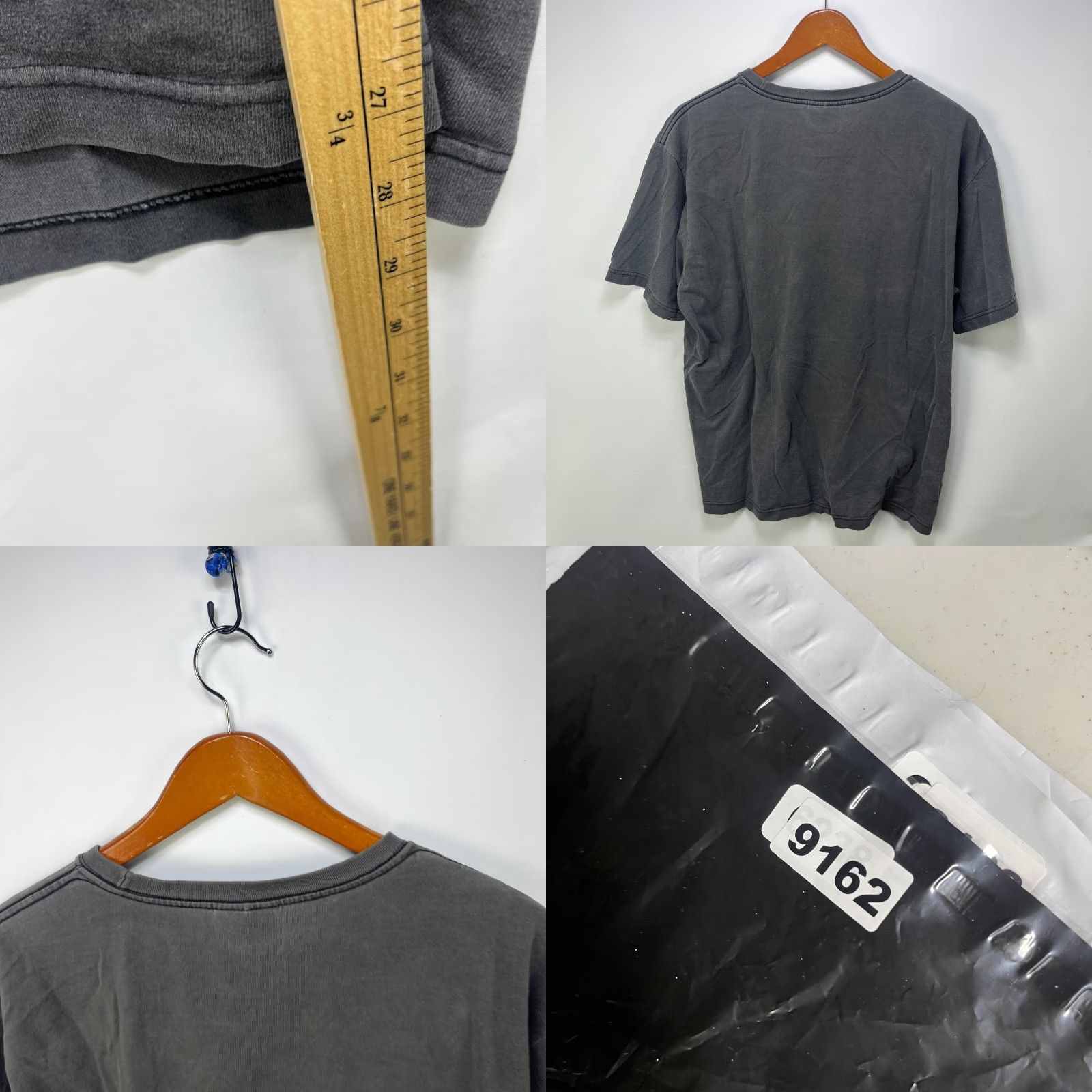 Tommy Hilfiger VINTAGE Tommy Hilfiger Sun Faded Black Gray Athletics T Shirt Large Size US L / EU 52-54 / 3 - 8 Thumbnail