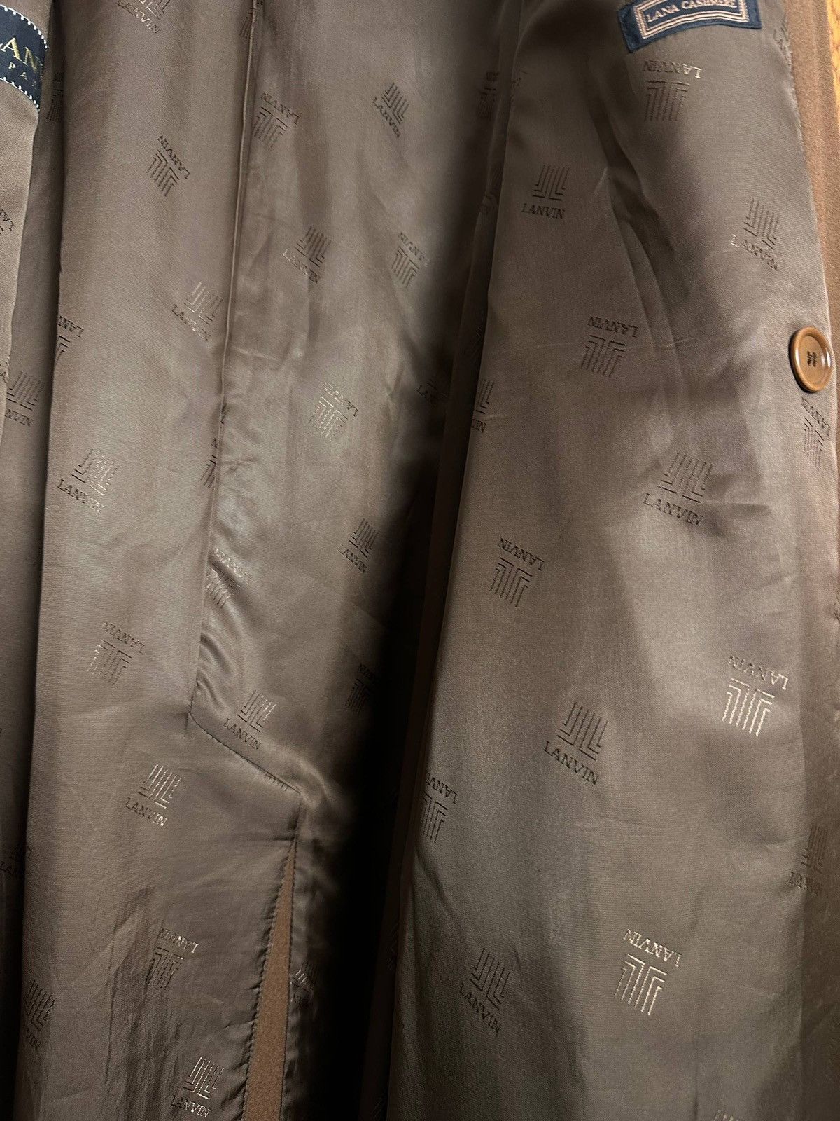 Lanvin Lanvin Paris Wool Cashmere Blend Double Breasted Trench Coat Size XL / US 12-14 / IT 48-50 - 15 Thumbnail