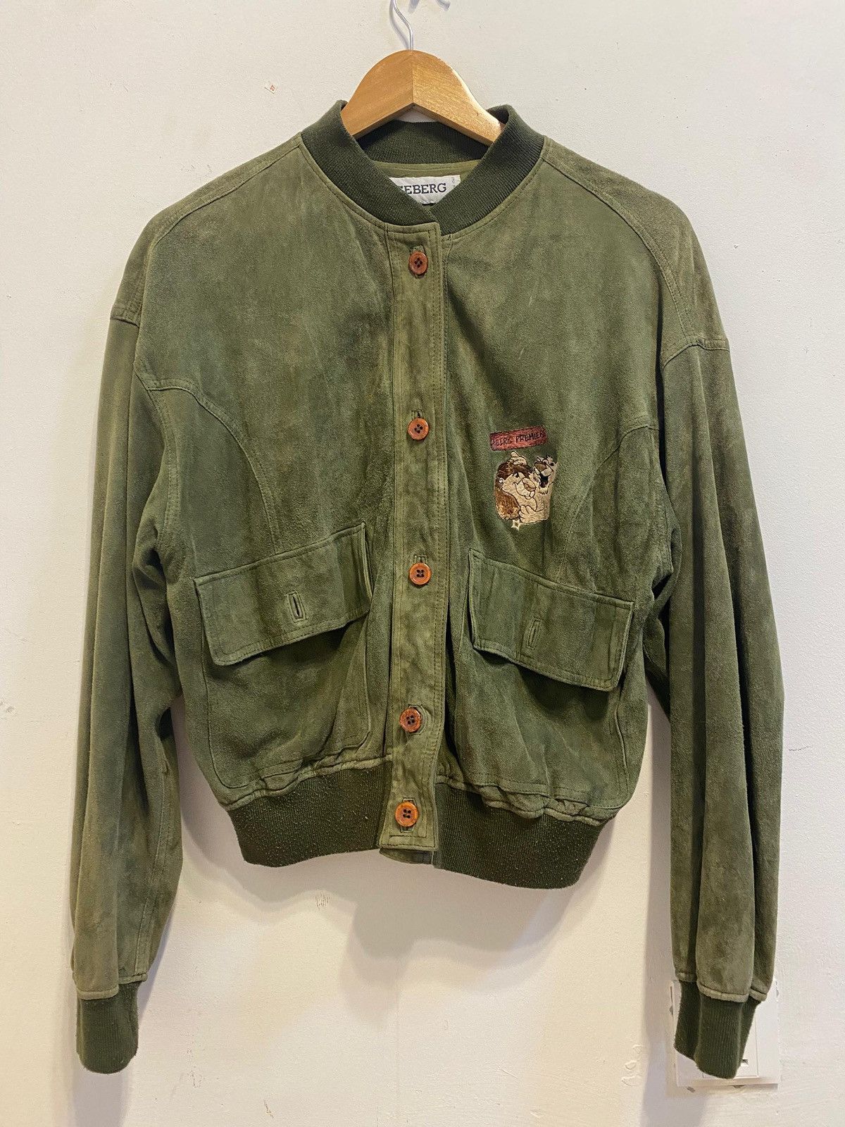 Iceberg Iceberg Vintage Suede pelle Leather Jacket – Made in Italy Size US M / EU 48-50 / 2 - 1 Thumbnail