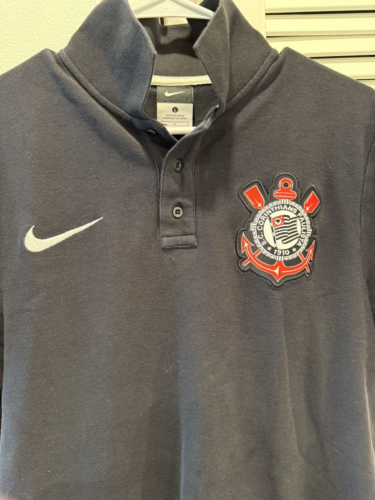 Nike Corinthians Nike Black Polo Size US L / EU 52-54 / 3 - 4 Thumbnail
