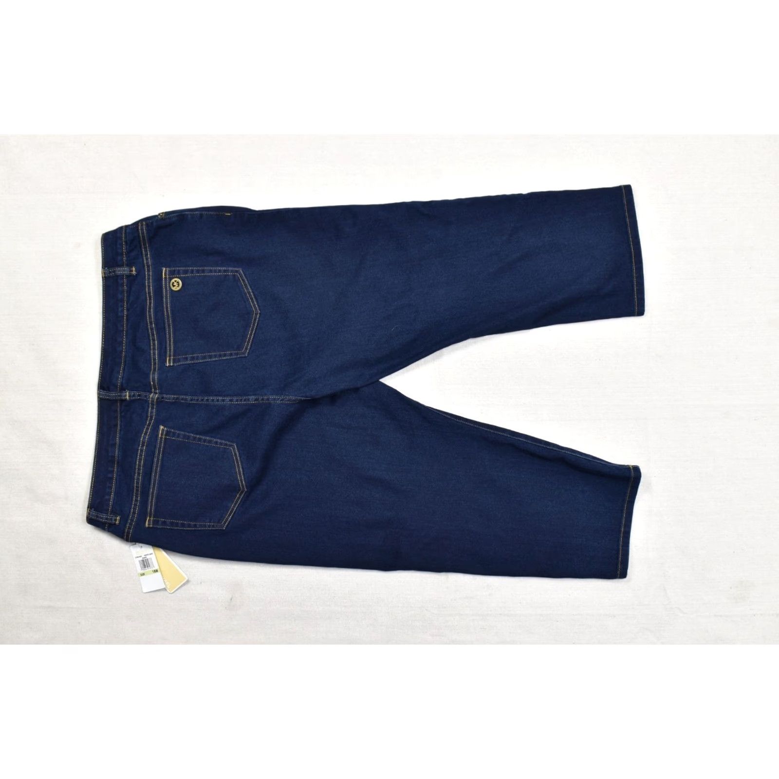 Michael Kors Michael Kors Skinny Jeans Women 18W Overdyed Indigo Dark Wash Stretch Denim NWT Size 40" / US 18 - 7 Thumbnail