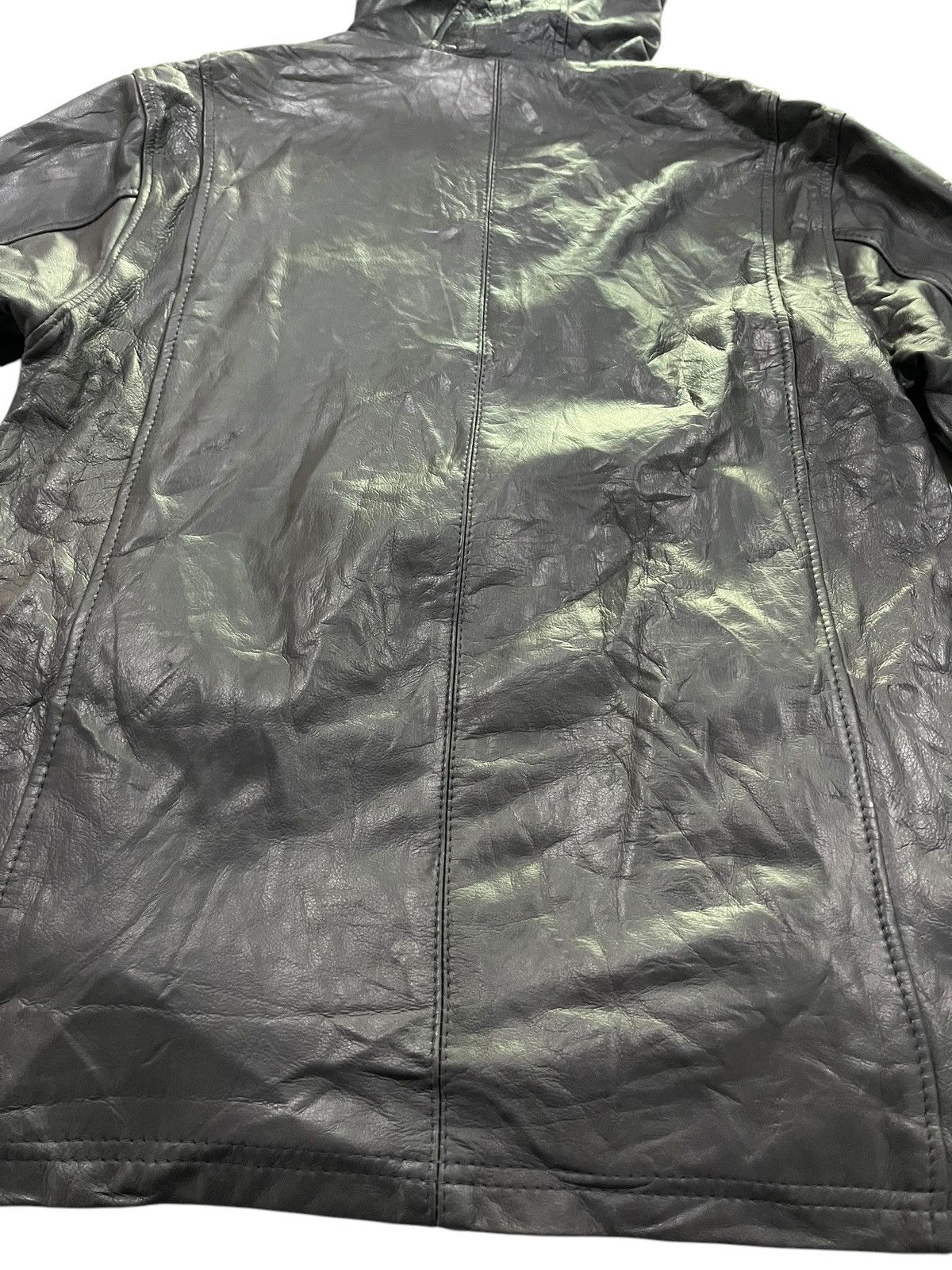 Genuine Leather Shama Do Less Code Japan Cowhide Leather Jacket Hoodie Size US S / EU 44-46 / 1 - 15 Thumbnail