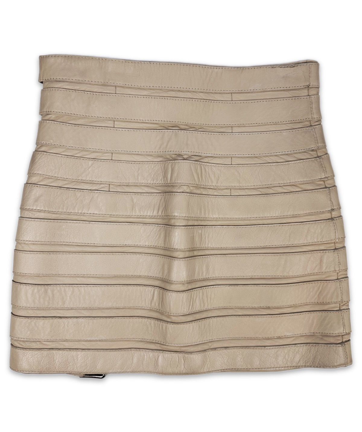 Dolce & Gabbana SS03 Dolce & Gabbana ‘Sex’ Lambskin Leather Belt Skirt Size 28" / US 6 / IT 42 - 4 Thumbnail