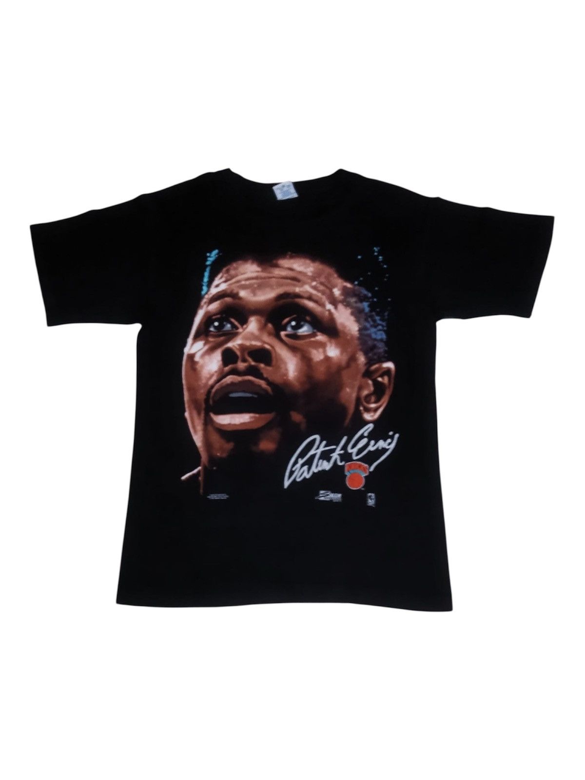 Salem Sportswear Vintage 90s Salem Sportwear NY Knicks Patrick Ewing Tee Size US M / EU 48-50 / 2 - 1 Thumbnail