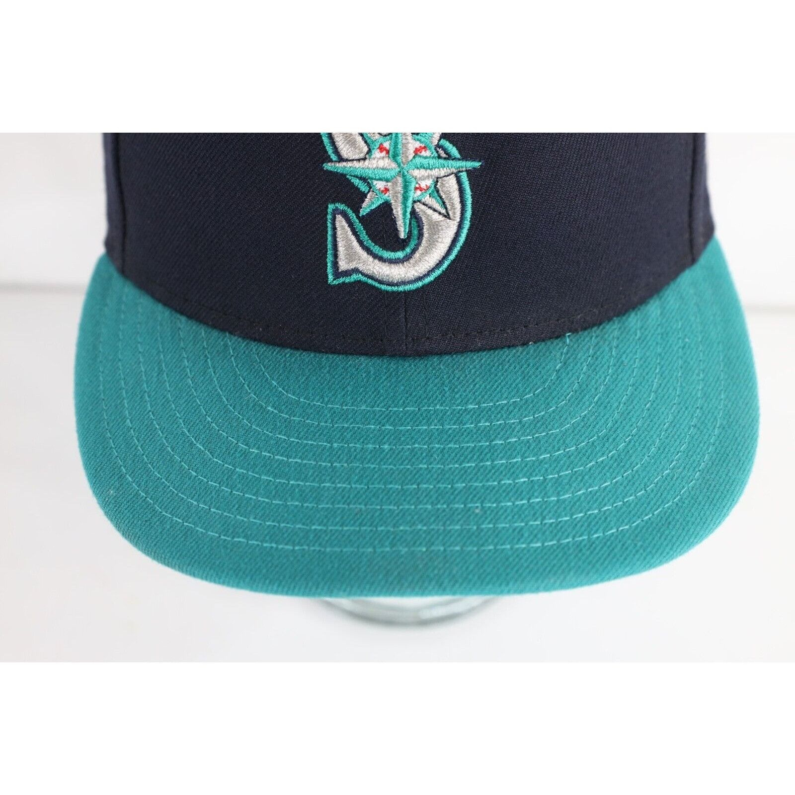 New Era × Vintage Vintage New Era Seattle Mariners Baseball Fitted Hat 7 3/8 Size ONE SIZE - 2 Thumbnail