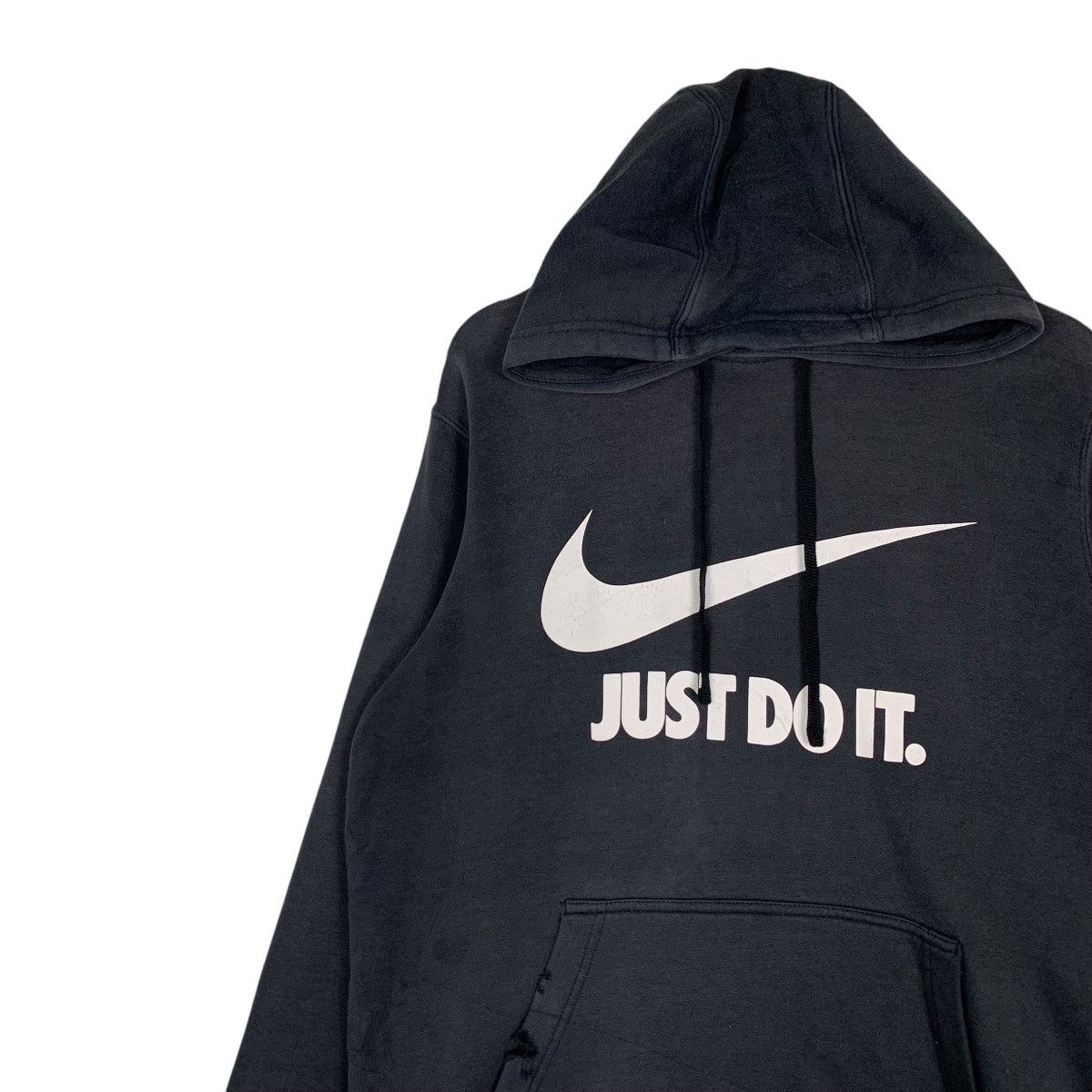 Nike NIKE Big Swoosh Logo Just Do It Pullover Hoodies #1334-C60 Size US M / EU 48-50 / 2 - 3 Thumbnail