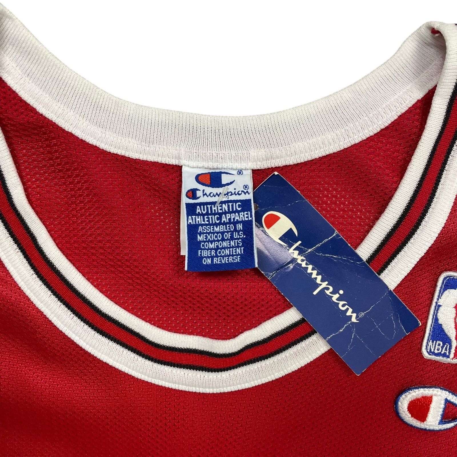 Champion VTG 90s CHICAGO BULLS DENNIS RODMAN CHAMPION JERSEY SIZE 40 Size US L / EU 52-54 / 3 - 6 Thumbnail