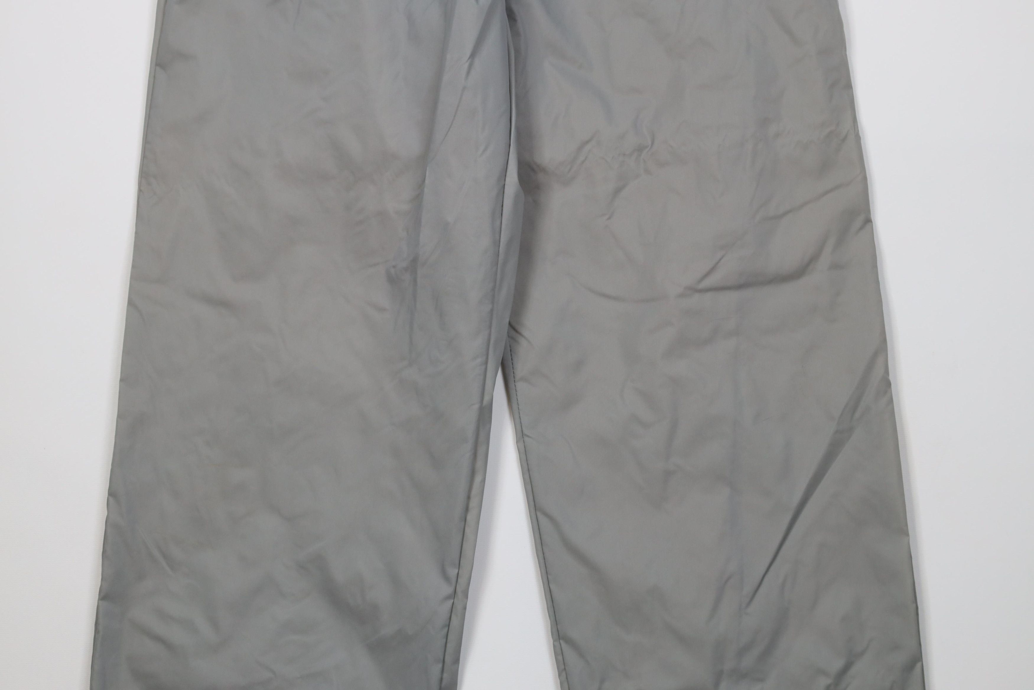 Vintage Vintage 90s Streetwear Wide Leg Windbreaker Rain Pants Gray Size US 34 / EU 50 - 3 Thumbnail