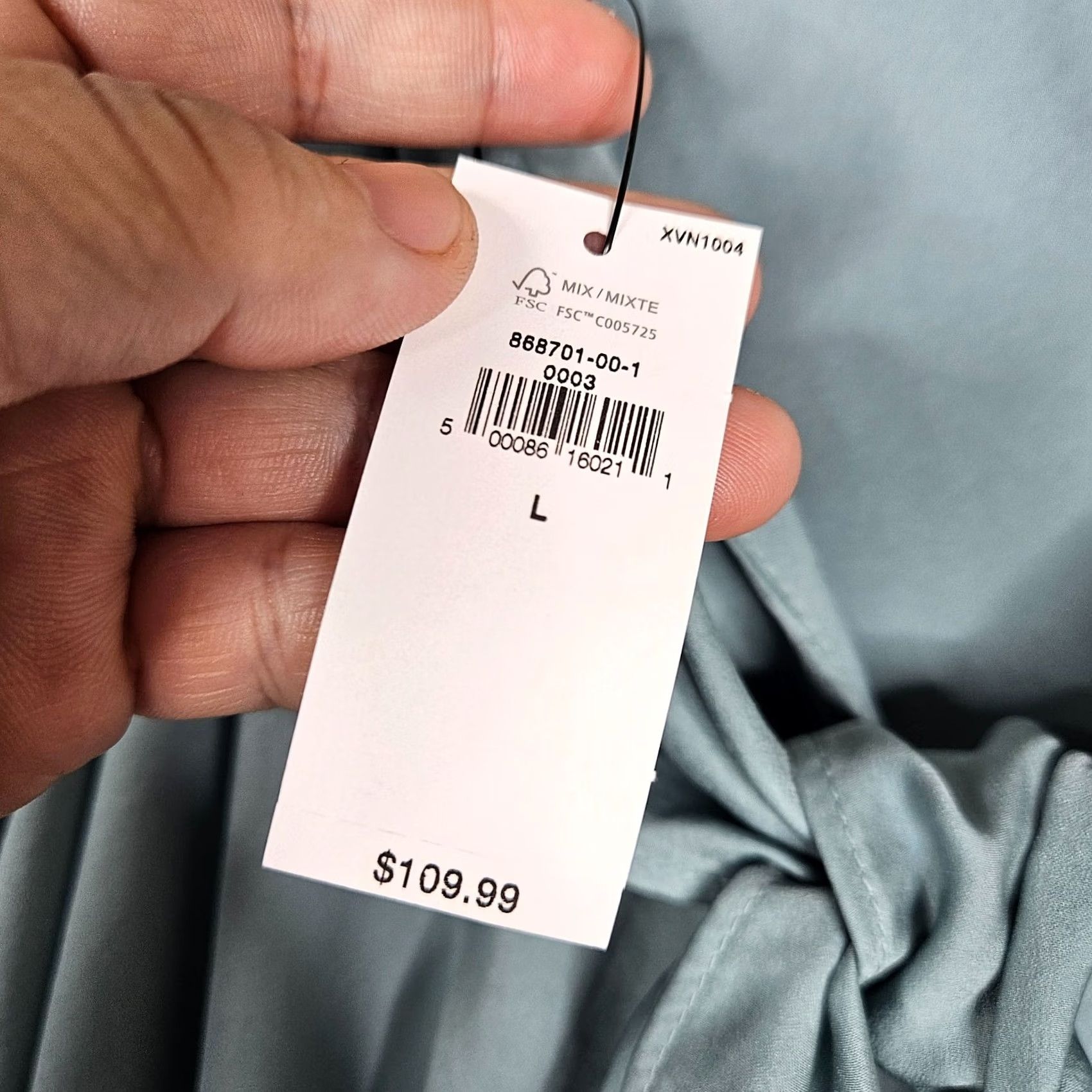 Banana Republic Banana Republic Women's Bias Cut Midi Dress L NEW Blue Solid V-Neck Sleeveless Casual Regular Dress Length: Short Size L / US 10 / IT 46 - 4 Thumbnail