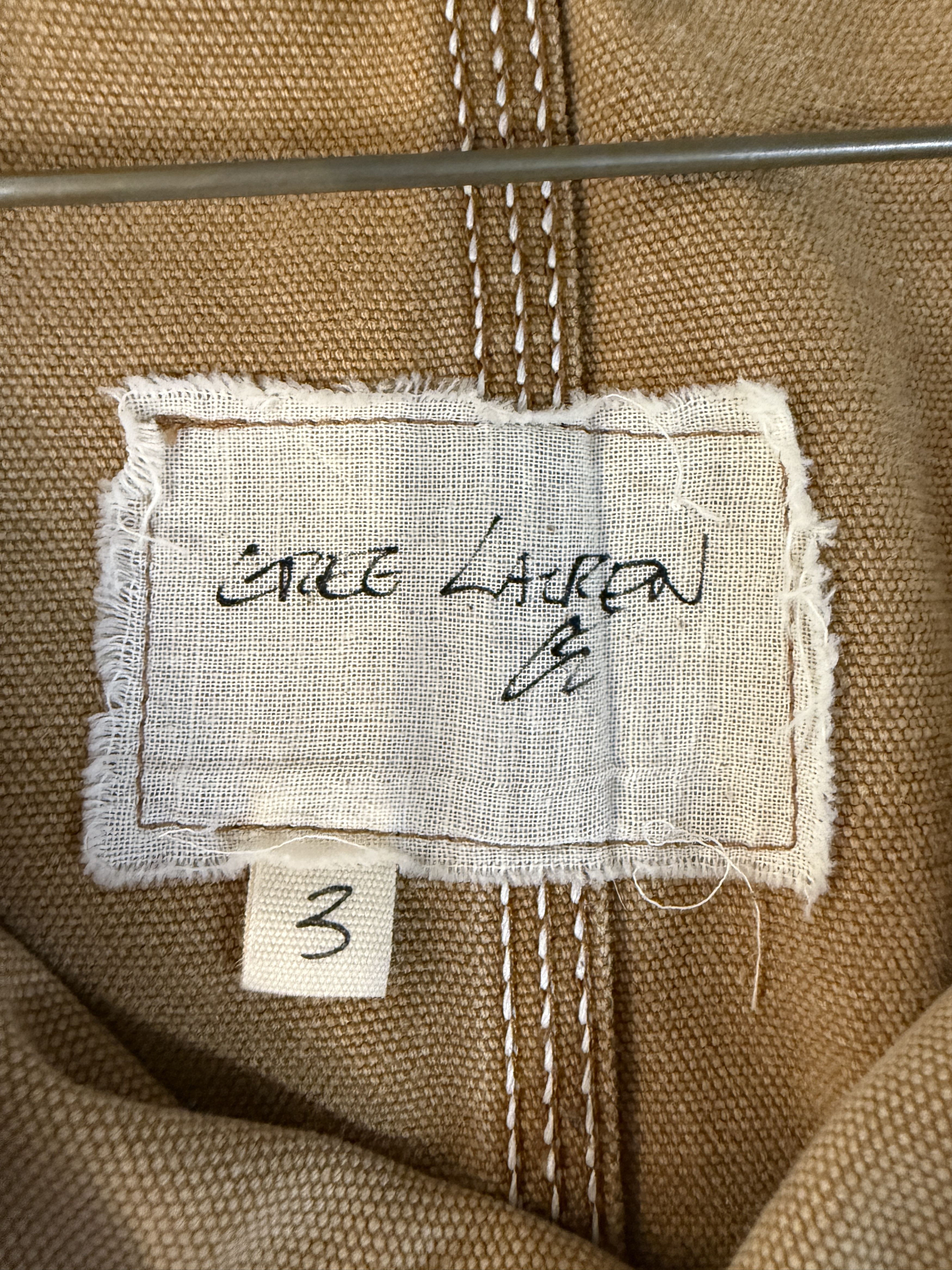 Greg Lauren $1250 Greg Lauren Tan Baseball Shirt Size US L / EU 52-54 / 3 - 9 Thumbnail