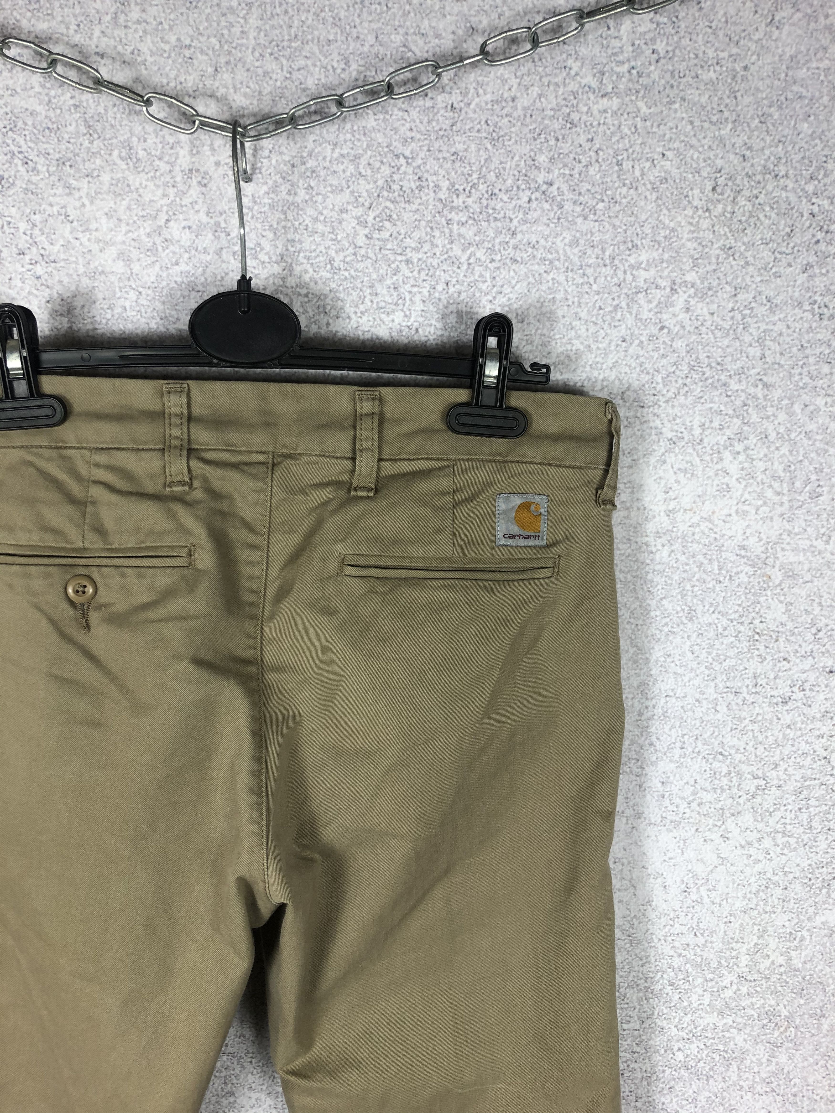 Carhartt Vintage Carhartt Wip Sid Beige Chinos Pants Size US 32 / EU 48 - 3 Thumbnail