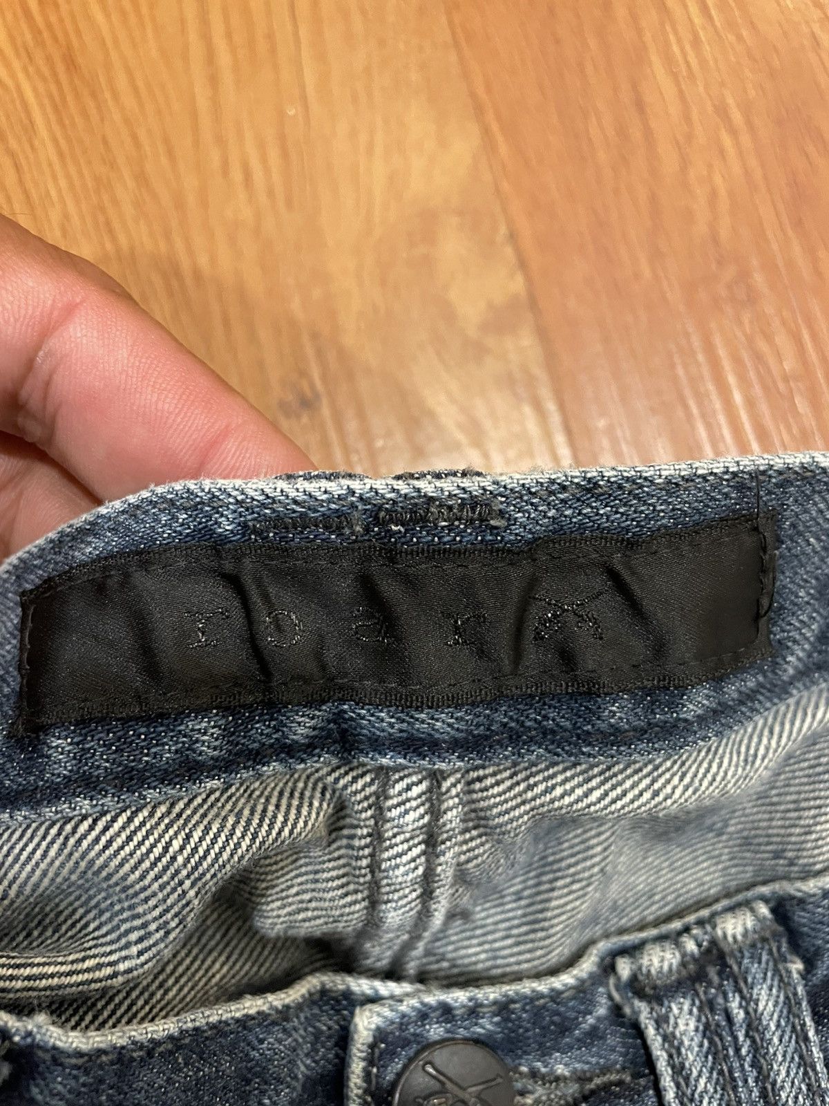 Roar Roar Made in Japan Denim Jeans Cross Gun Design Size US 30 / EU 46 - 9 Thumbnail