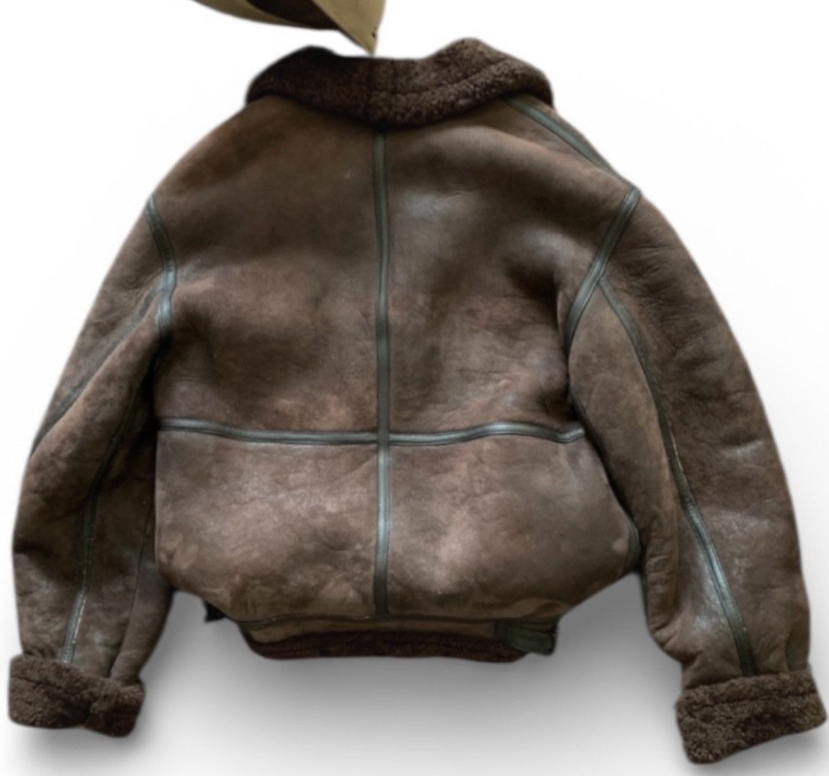 Other Unique B3 Shearling Aviator Jacket - Heavy Goat Skin Size US M / EU 48-50 / 2 - 2 Thumbnail