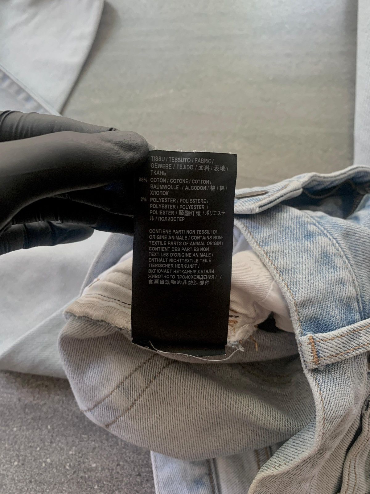 Saint Laurent Paris FREE TAX! D26 Skinny Light Wash Denim Jeans Size US 28 / EU 44 - 11 Thumbnail