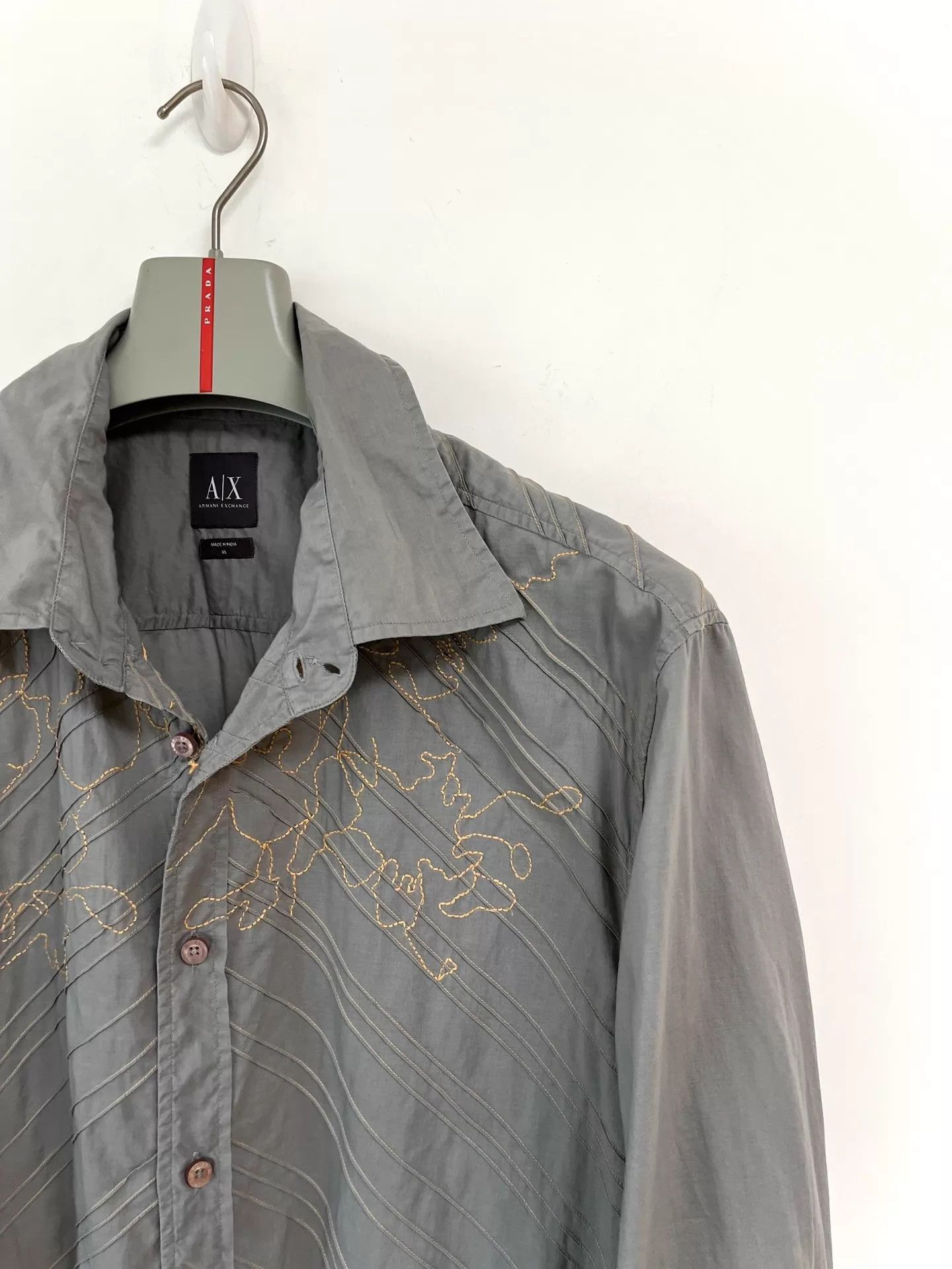 Armani Exchange Armani Exchange Vintage Court Style Shirt 00ss XL Size US XL / EU 56 / 4 - 2 Thumbnail