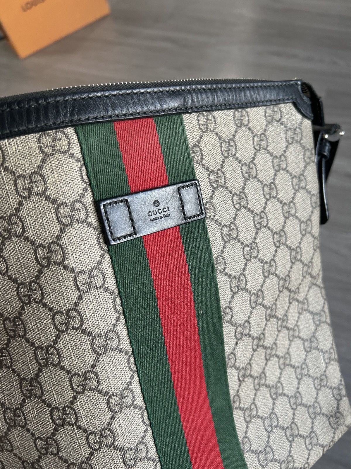 Gucci Gucci GG messenger crossbody monogram web canvas brown tan Size ONE SIZE - 3 Thumbnail
