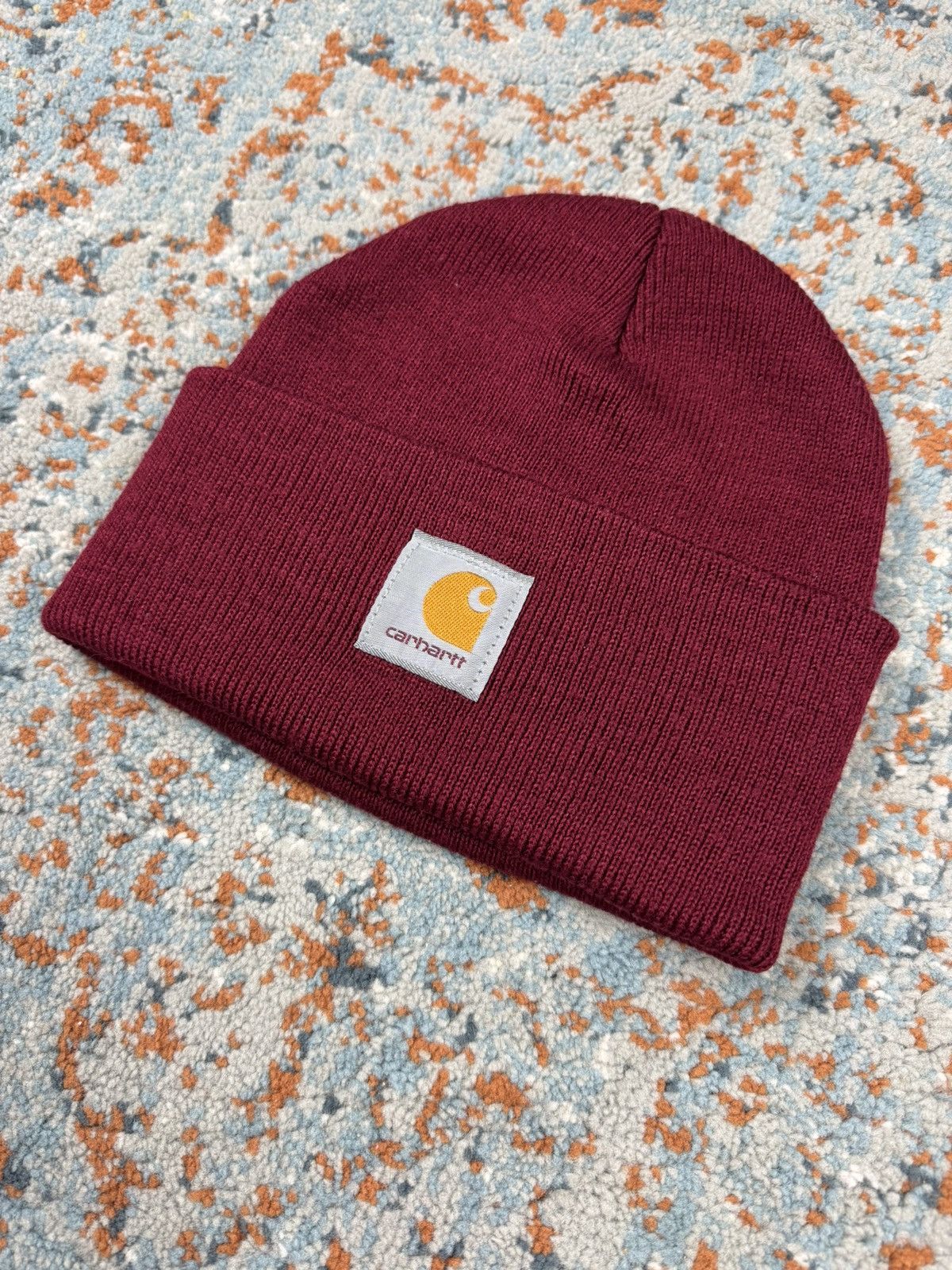 Carhartt × Vintage Vintage Carhartt watch hat beefy thick beanie earth tones Size ONE SIZE - 1 Thumbnail
