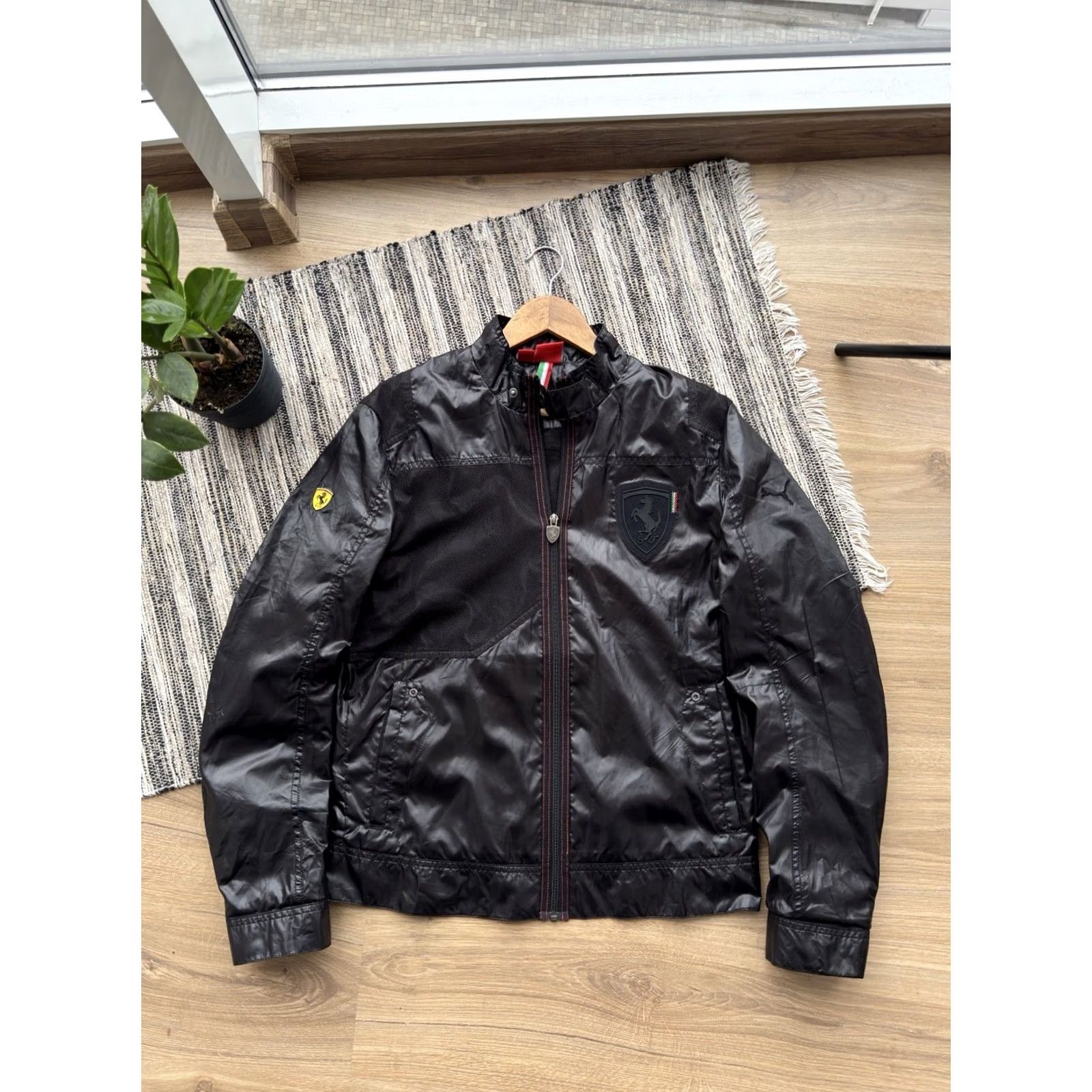 Puma VINTAGE Puma Ferrari Classic Nylon Zip Light Jacket Black M Men Size US M / EU 48-50 / 2 - 3 Thumbnail