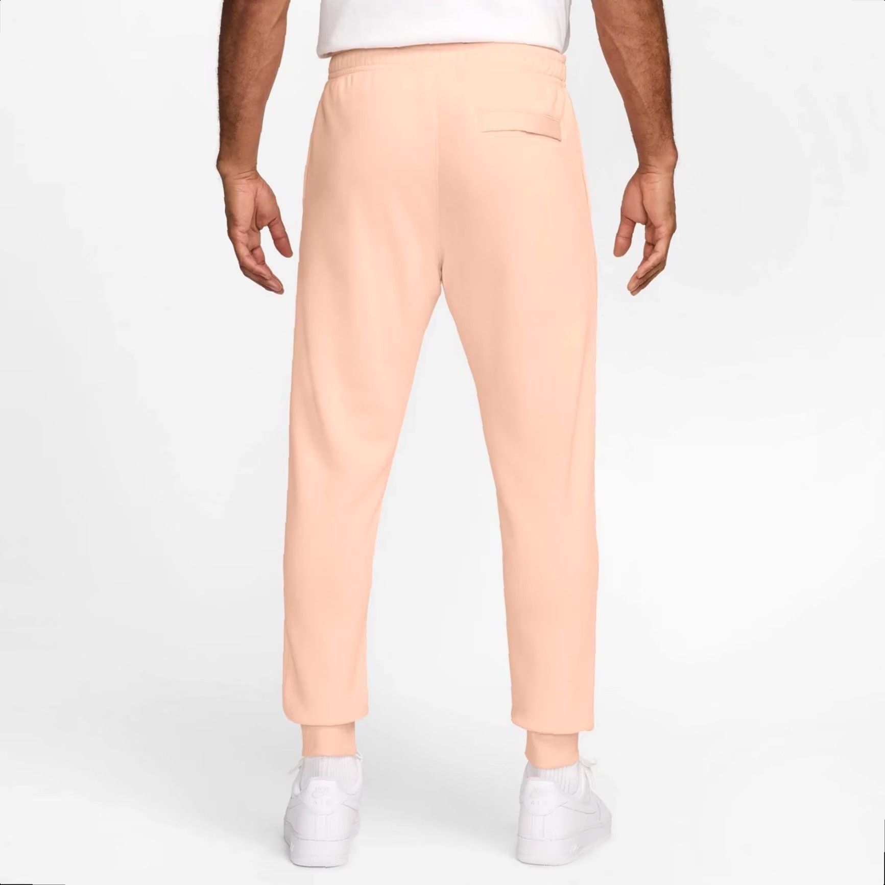 Nike Nike Sweatpants Men XL NIKE SPORTSWEAR Fleece Jogger Pants Orange Pink Coral Regular Fit with Drawstring Elastic Waist Cuff Activewear Size US 36 / EU 52 - 2 Thumbnail