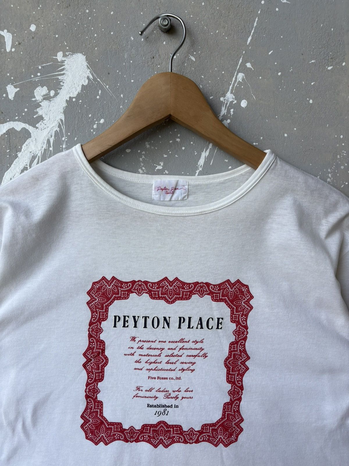 PPFM Vintage 90s Peyton Place Sports For All Ladies Who love Tee Size US S / EU 44-46 / 1 - 2 Thumbnail