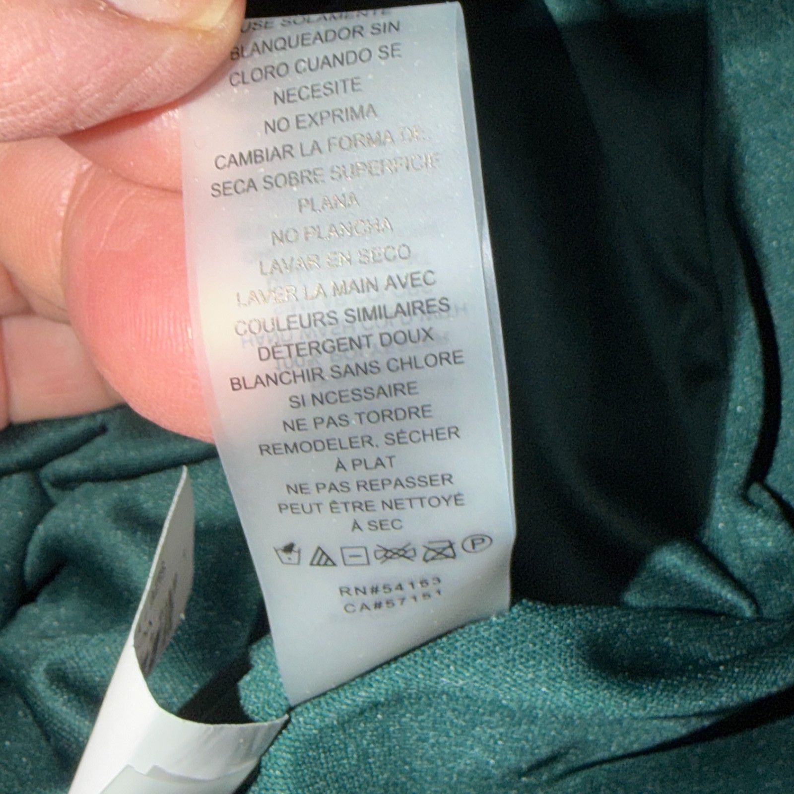 Vince Camuto Vince Camuto Womens Dress Size 14 Green Cocktail Velvet Size XL / US 12-14 / IT 48-50 - 7 Thumbnail