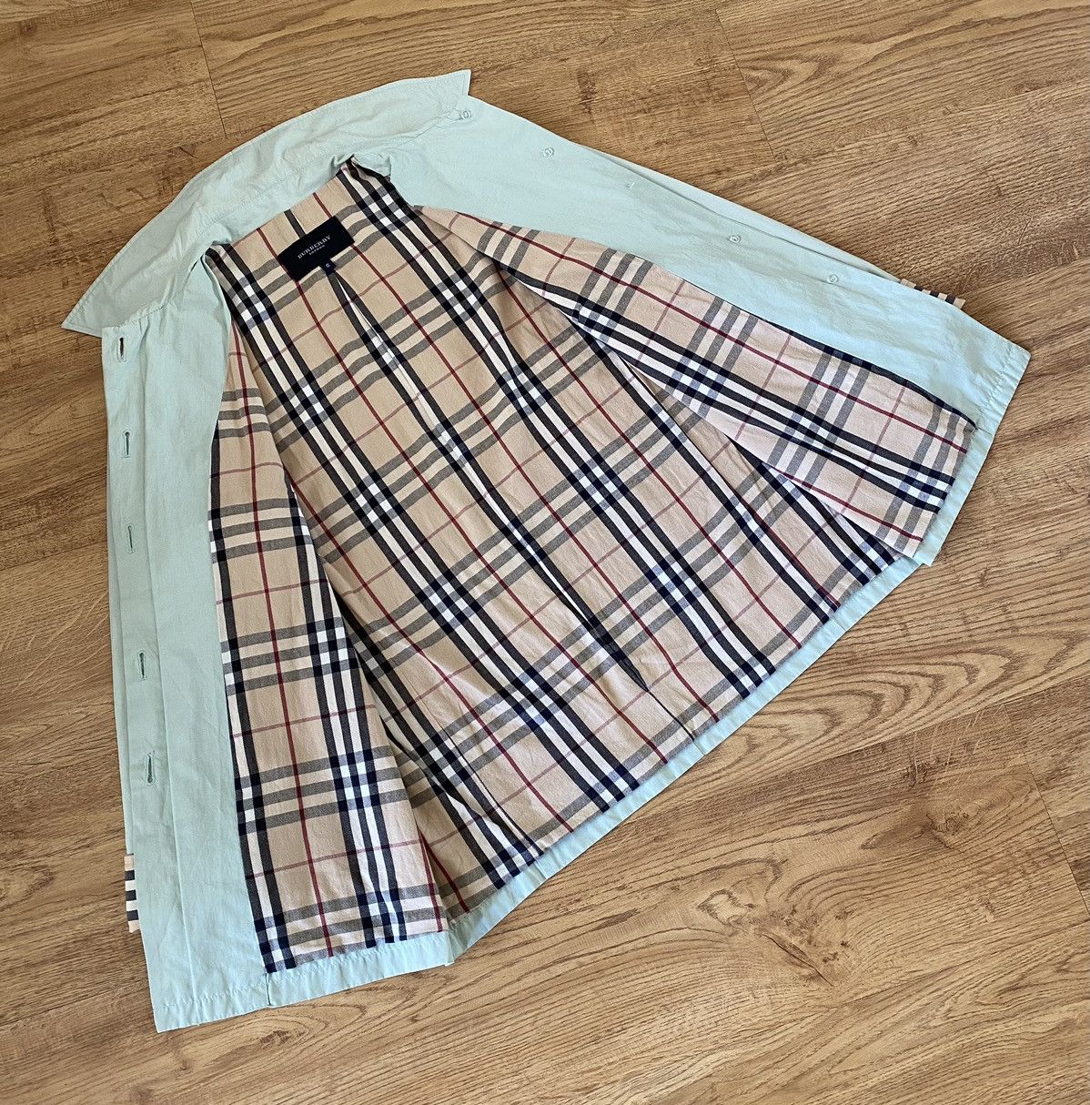 Burberry Burberry Nylon/Coton Nova Check Jacket x Vintage x Luxury Size S / US 4 / IT 40 - 5 Thumbnail
