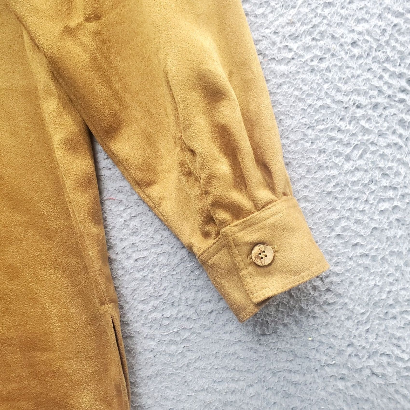 Coldwater Creek Coldwater Creek Button-Up Long Shirt Womens L Brown Notch Collar Front Size L / US 10 / IT 46 - 7 Thumbnail