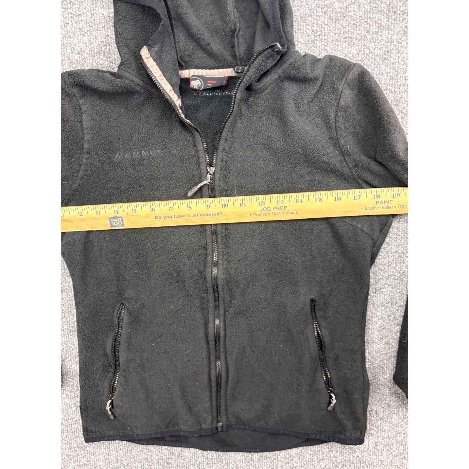 Mammut Mammut Sherpa Fleece Jacket Women's Small Black Hooded Full Zip Zipped Pockets Size S / US 4 / IT 40 - 5 Thumbnail