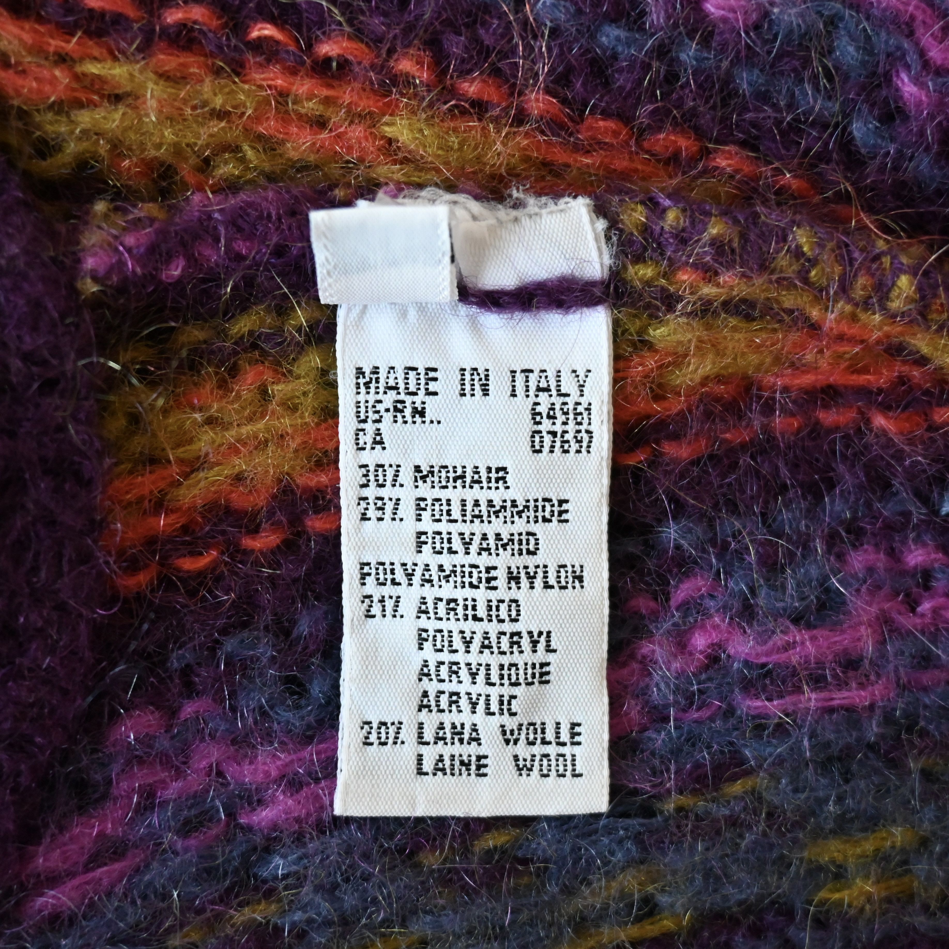 United Colors Of Benetton VTG United Colors of Benetton mohair-blend sweater, 46 Size M / US 6-8 / IT 42-44 - 13 Thumbnail