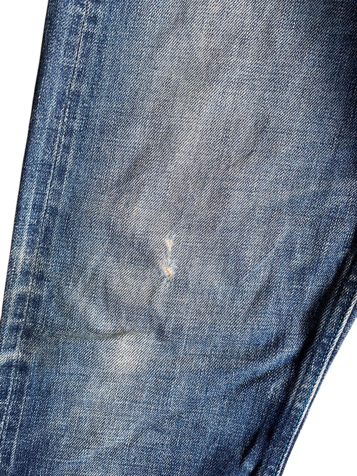 Japanese Brand × Kapital × Vintage JAPAN BLUE JEANS SELVEDGE DISTRESSED DENIM Size US 33 - 17 Thumbnail