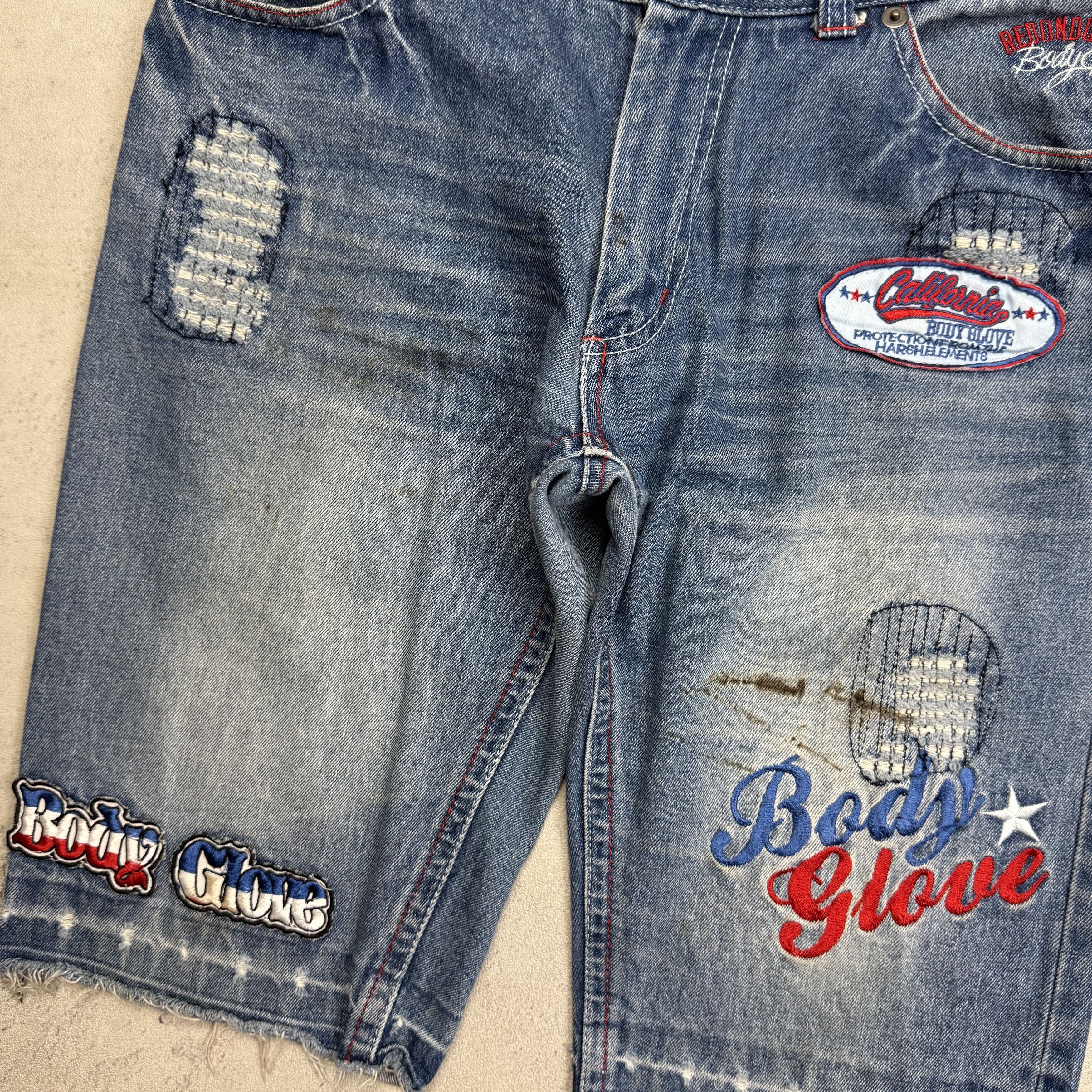 Body Glove Vintage Y2K Body Glove Shorts Jeans Size US 32 / EU 48 - 4 Thumbnail