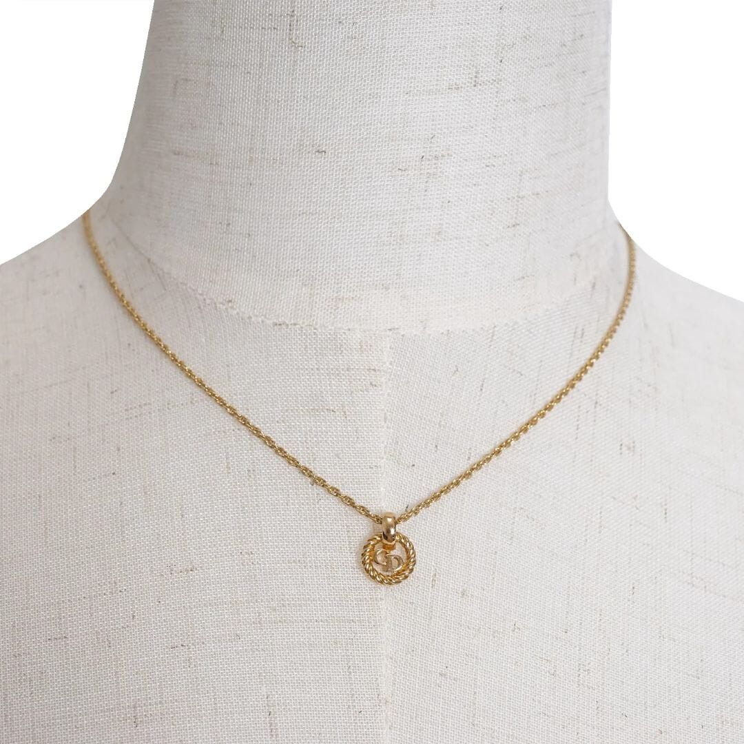 Dior Gold CD choker necklace Size ONE SIZE - 1 Thumbnail