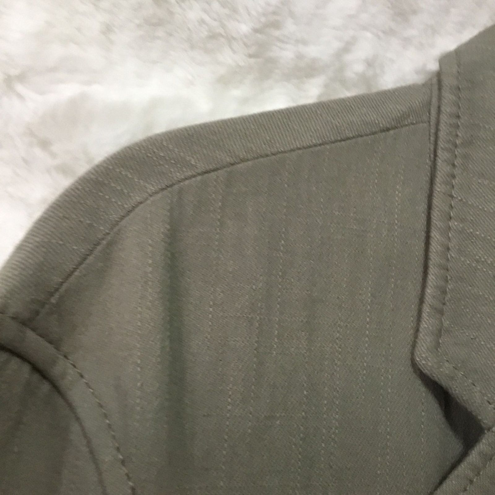 Zara Zara Olive Green Linen Blend Button Over-Sized Blazer Size XS / US 0-2 / IT 36-38 - 3 Thumbnail