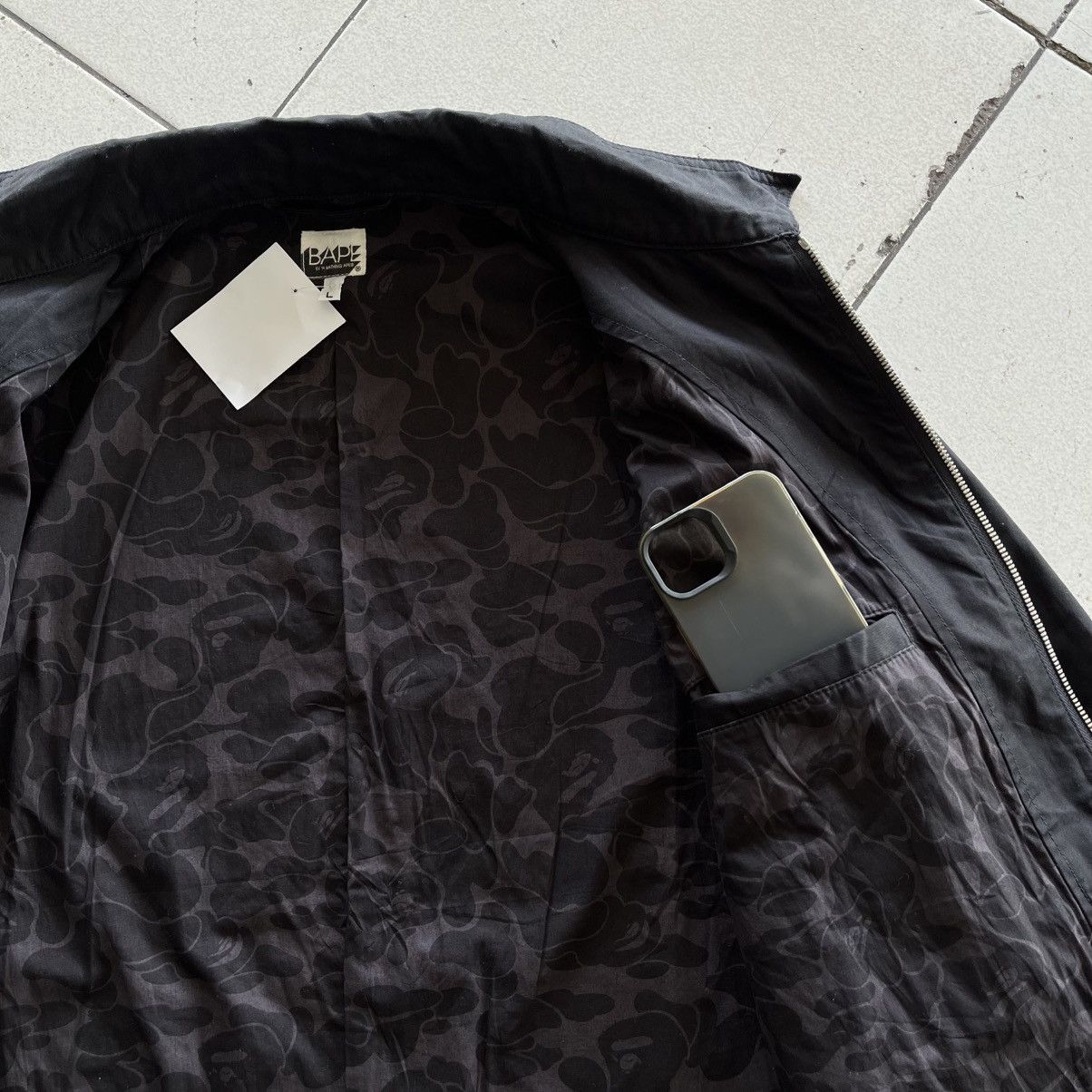 Bape Vintage Bape A Bathing Ape Work Jacket Double Pocket Size US L / EU 52-54 / 3 - 9 Thumbnail