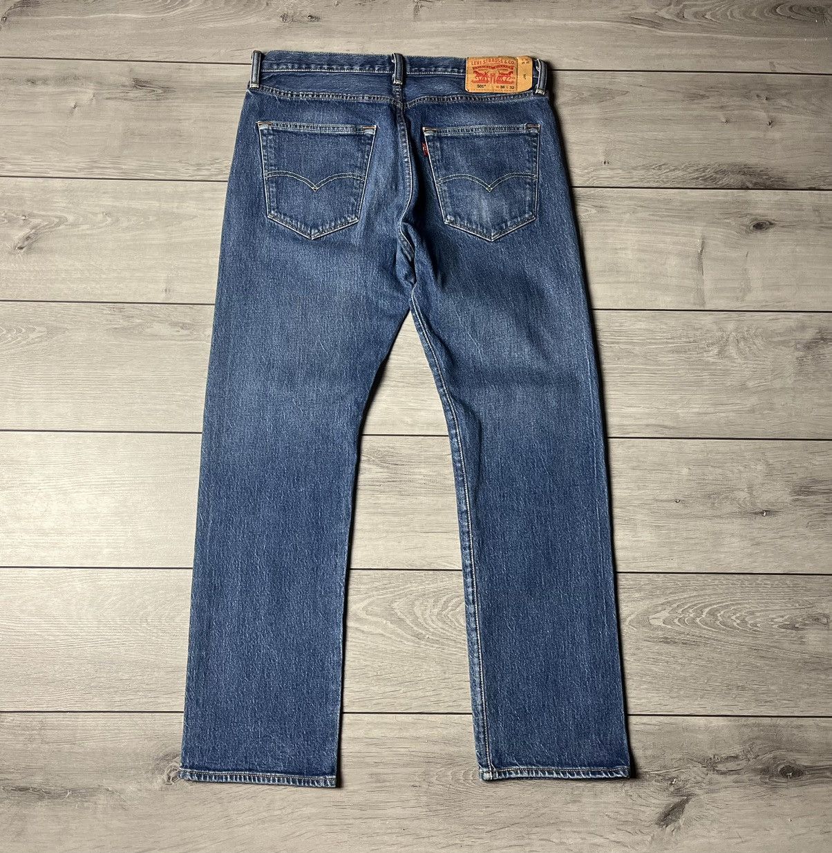 Levi's Levis Strauss 501 denim jeans size 36/32 Size US 36 / EU 52 - 5 Thumbnail