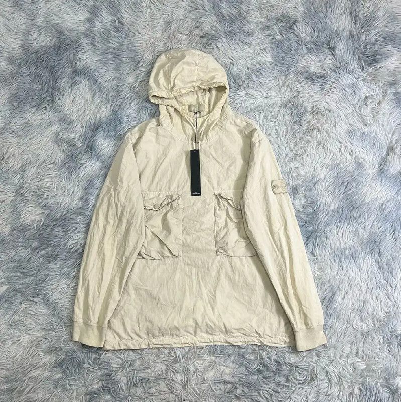 Stone Island Stone Island Off-White Cotton Men's Jacket 0089 Size US XL / EU 56 / 4 - 1 Thumbnail