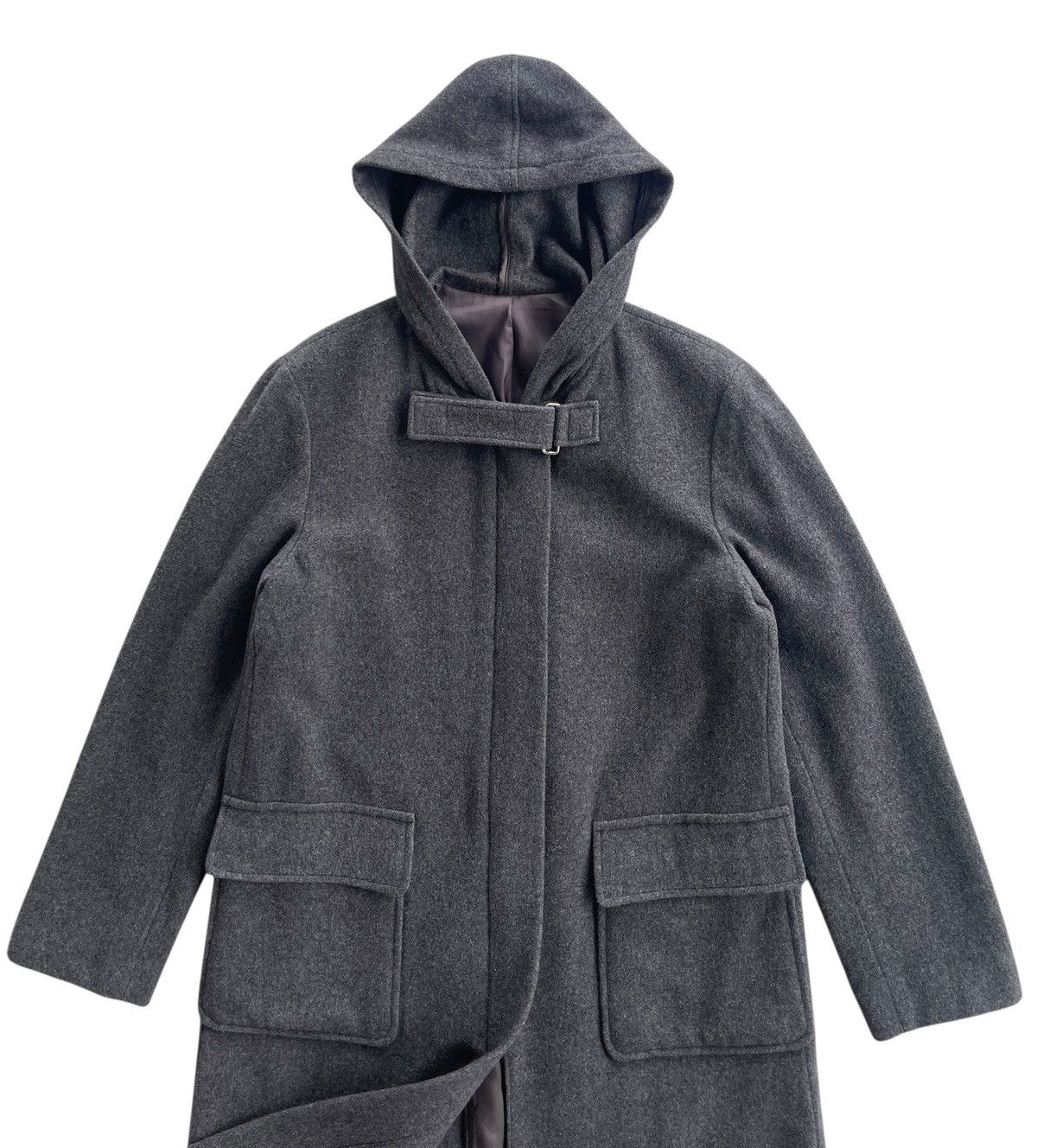 Japanese Brand Comme Ca Boys Hooded Zipper Longcoat Size US S / EU 44-46 / 1 - 4 Thumbnail
