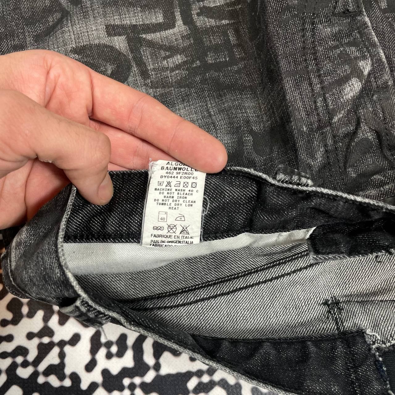 Energie Vintage Y2K Energie Miss Sixty Monogram Avant Garde Jeans Size US 34 / EU 50 - 16 Thumbnail