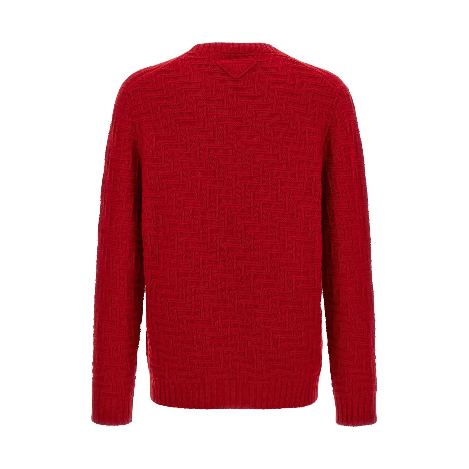 Prada Prada Red Crew Neck Sweater New And Authentic (Men's size:L; Size US L / EU 52-54 / 3 - 2 Thumbnail