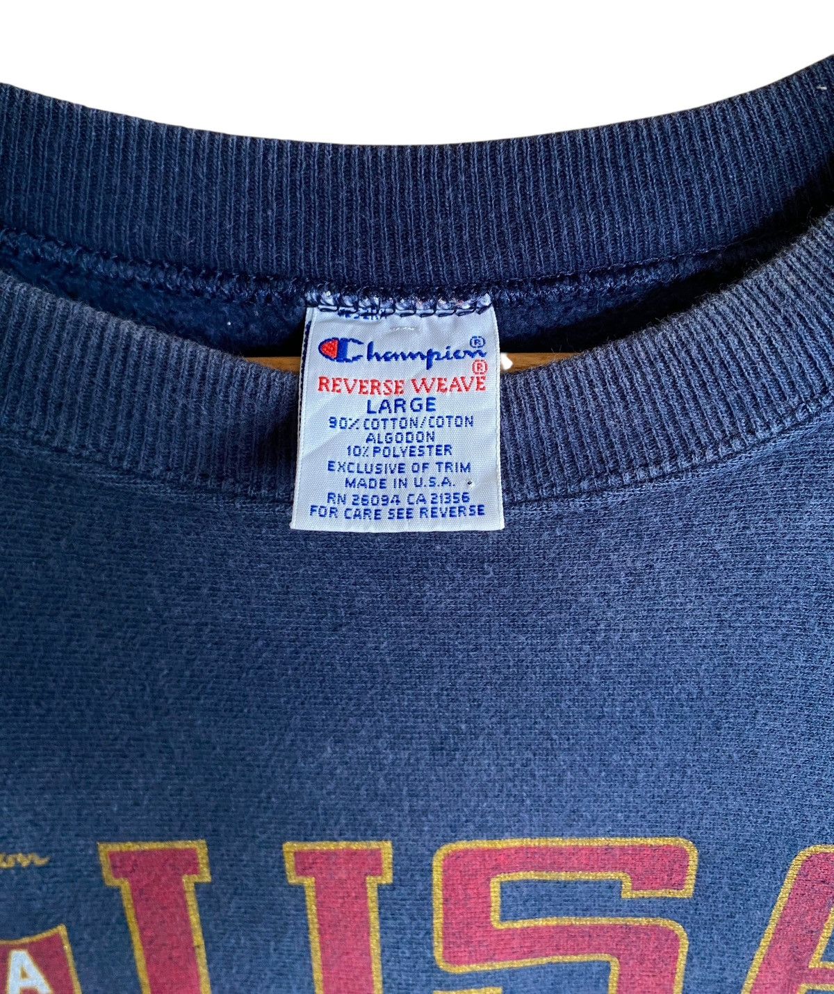 Champion Vintage Champion Reverse Weave USA Olympic Sweatshirt 1990s Size US L / EU 52-54 / 3 - 6 Thumbnail