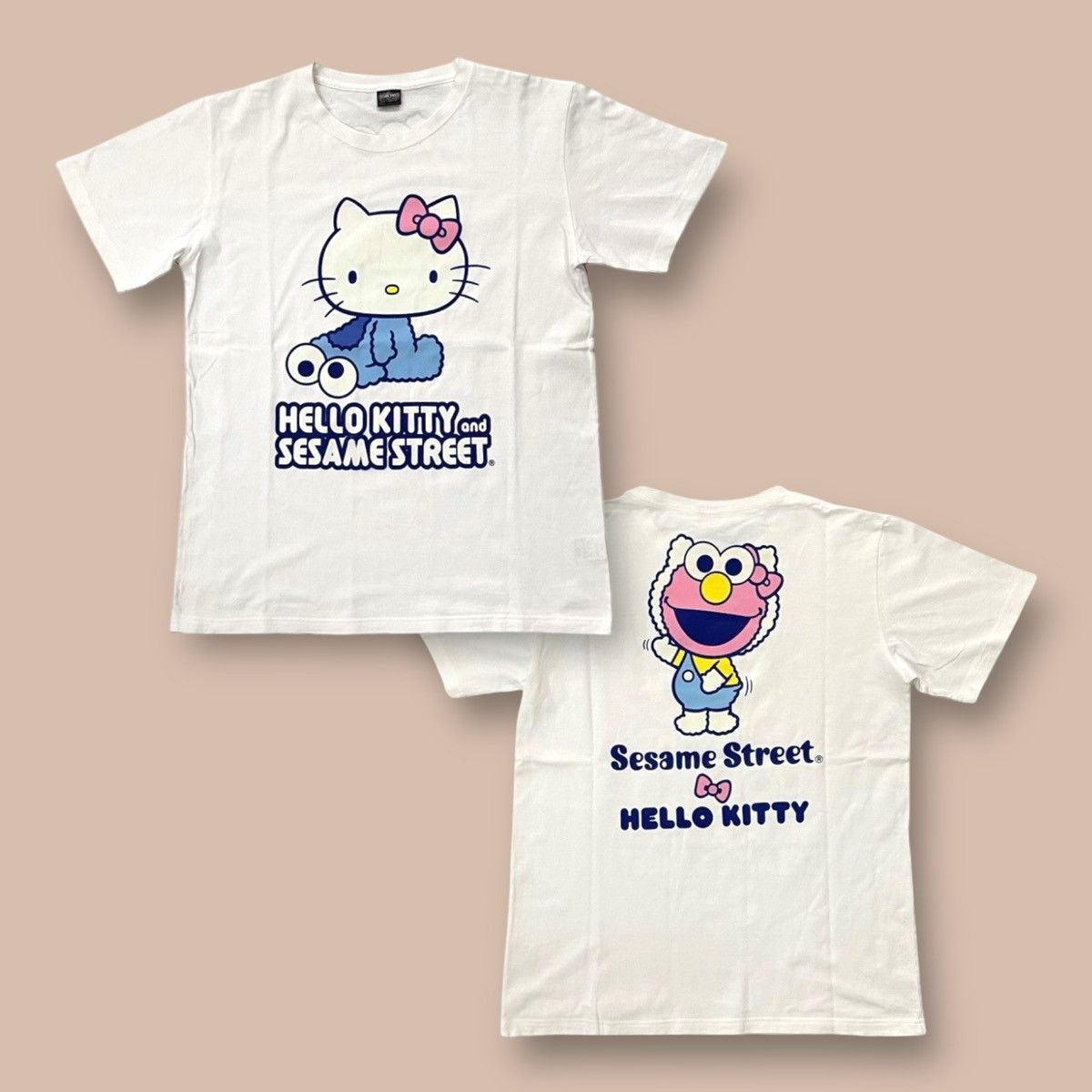 Anime Hello Kitty & Sesame Street Collab Tees Size US L / EU 52-54 / 3 - 1 Thumbnail