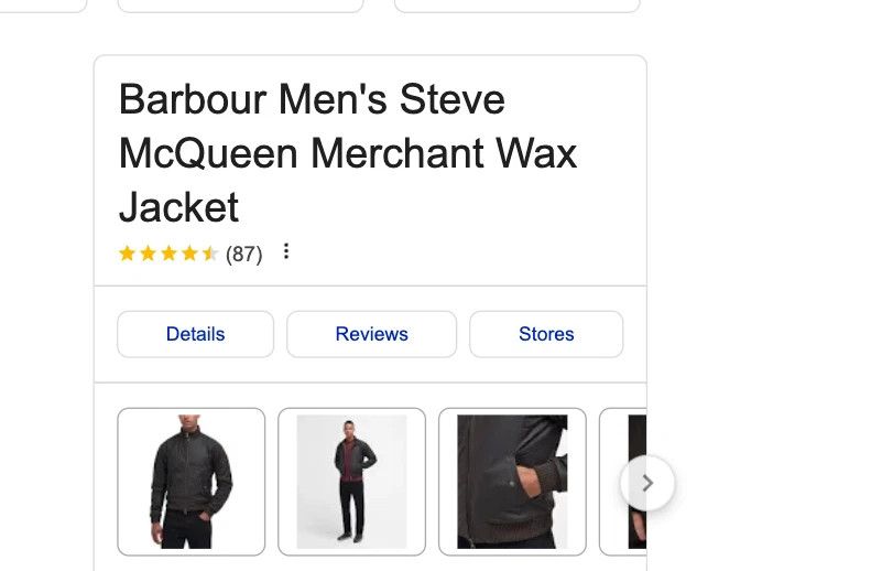 Barbour sz M ~ BARBOUR INTER STEVE MCQUEEN MERCHANT WAX JACKET Size US M / EU 48-50 / 2 - 4 Thumbnail